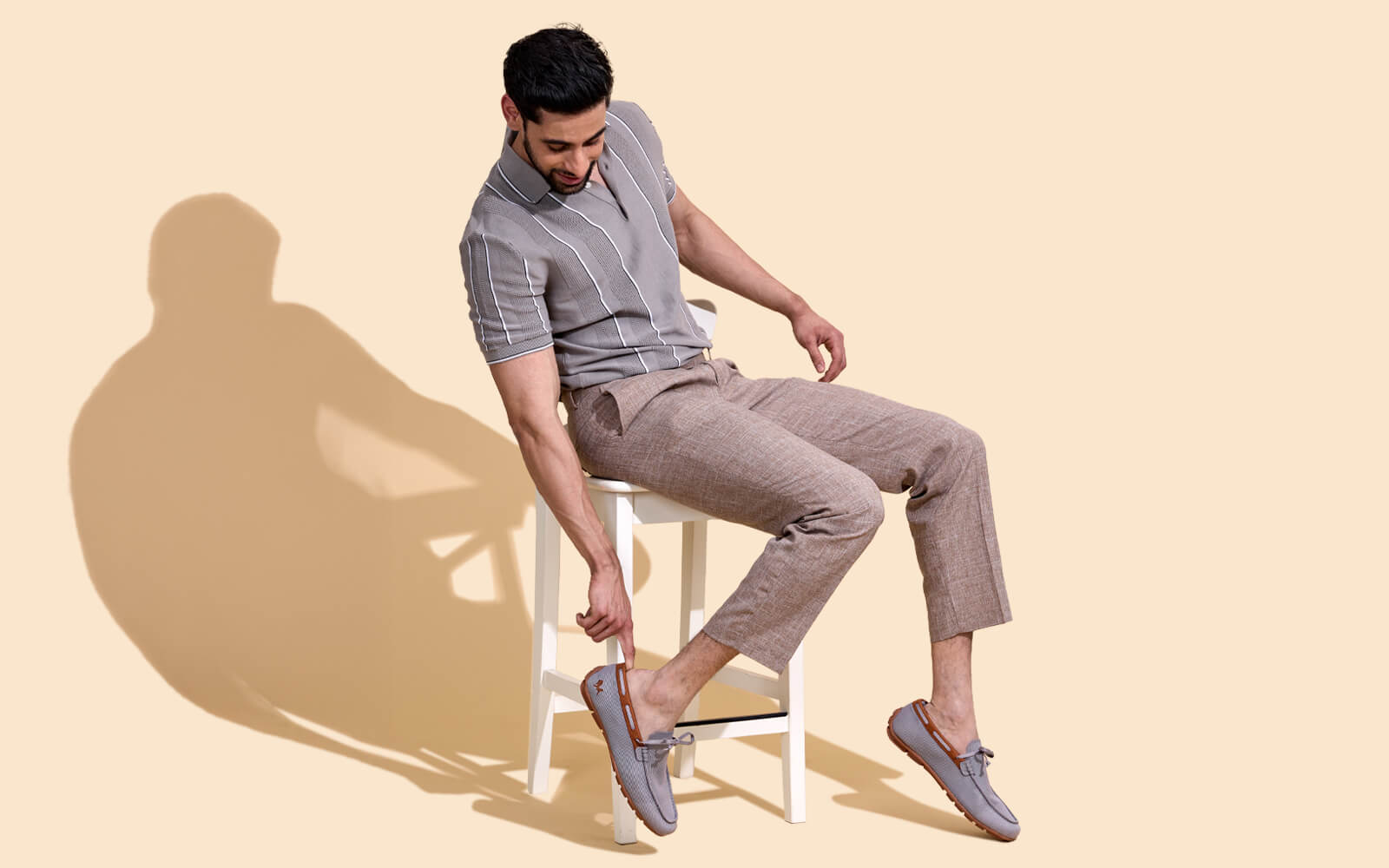 Neeman's ReLive Knit Boat Loafers : Grey - view 10