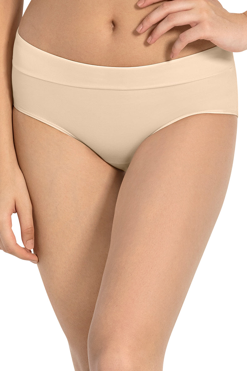 Amante Cloudsoft Hipster Panty - Almond