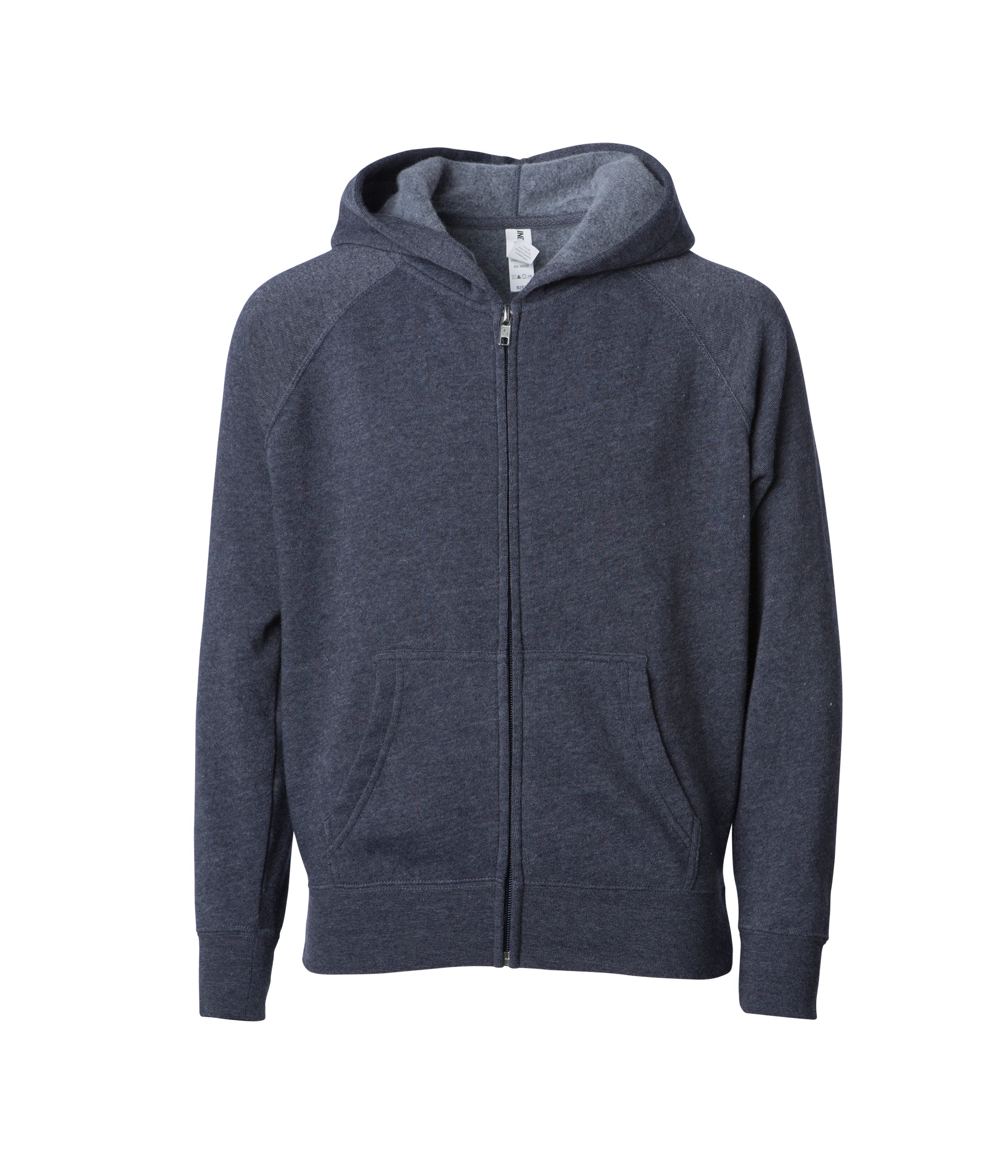 Independent Trading Company Toddler Lightweight Special Blend Raglan Zip Hood