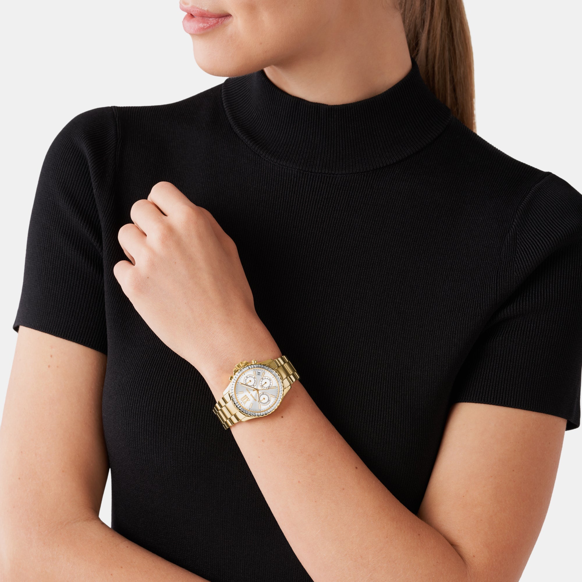 Michael Kors Everest Women Quartz White Dial Chronograph Stainless Steel Watch MK7212 - view 7