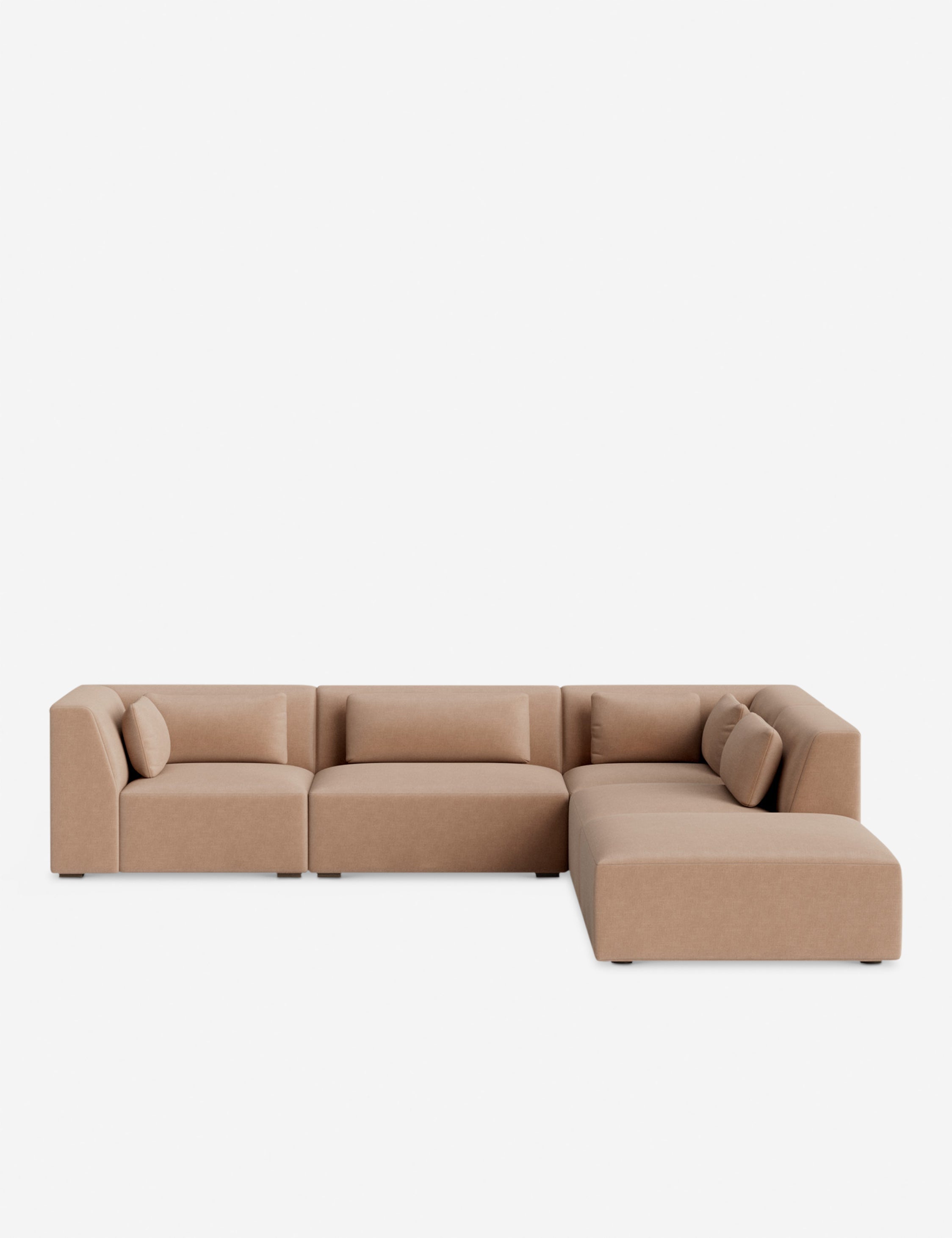 Lulu and Georgia Koh Modular Sectional Sofa With Ottoman - view 21