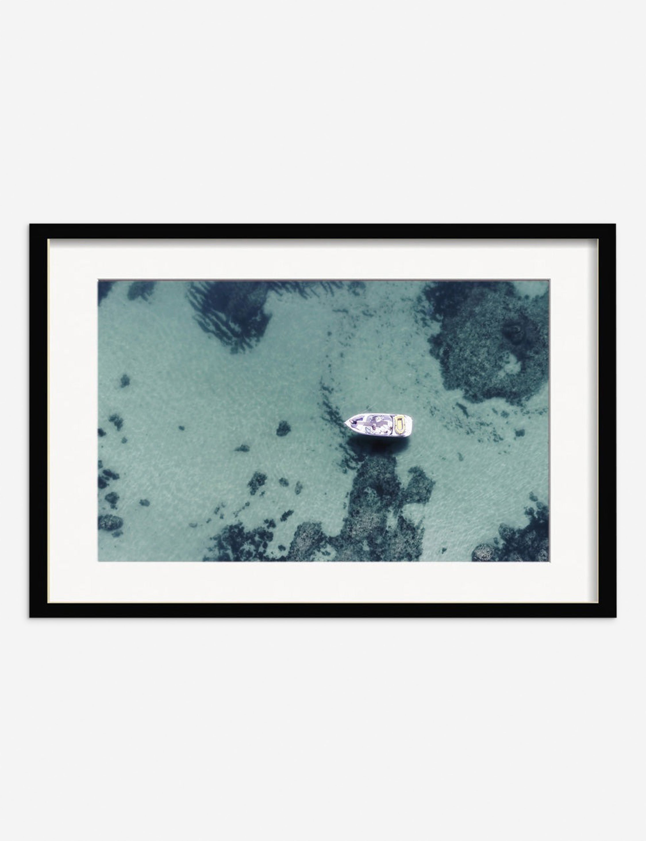 Lulu and Georgia Aerial Ocean Bliss Photography Print by Ingrid Beddoes