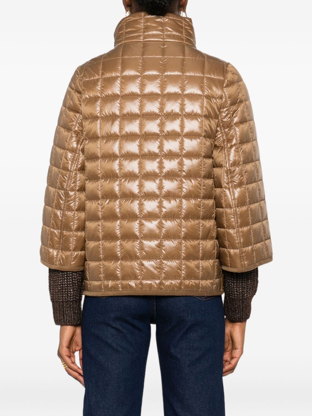 Fay Nylon quilted cape - view 3