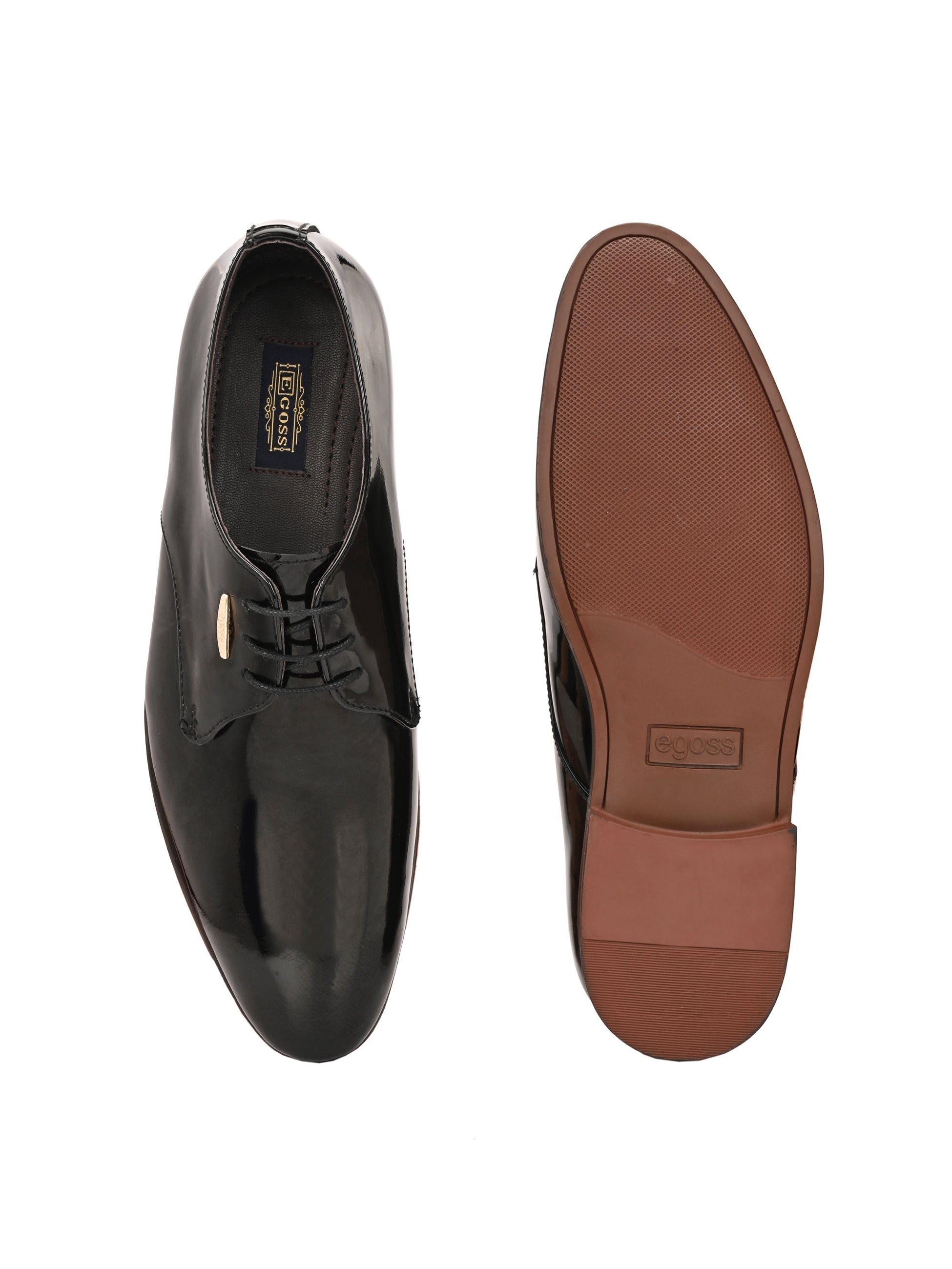 Egoss Shoes Egoss Party Wear Lace-Up Shoes For Men - view 3