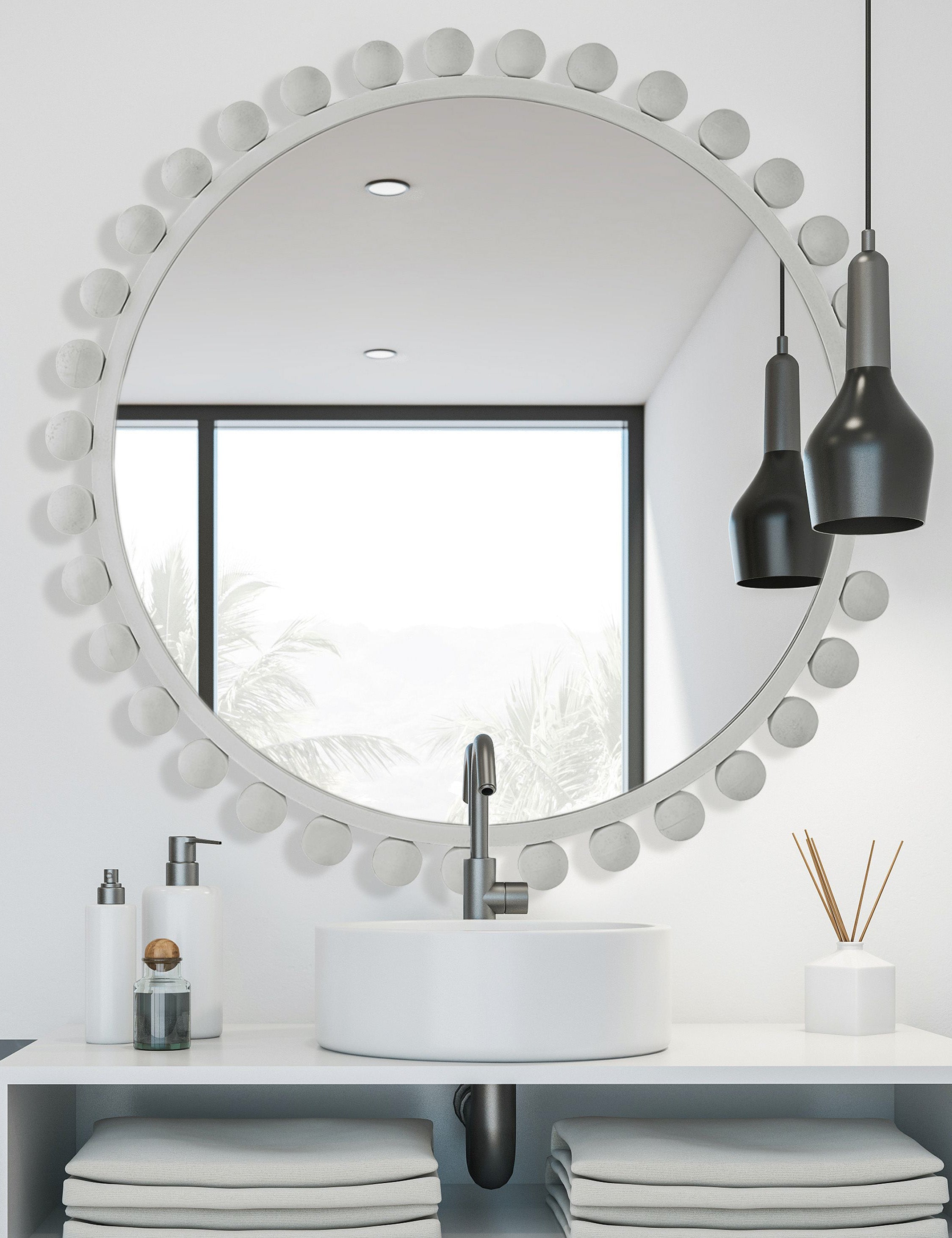 Lulu and Georgia Pechet Round Mirror - view 11