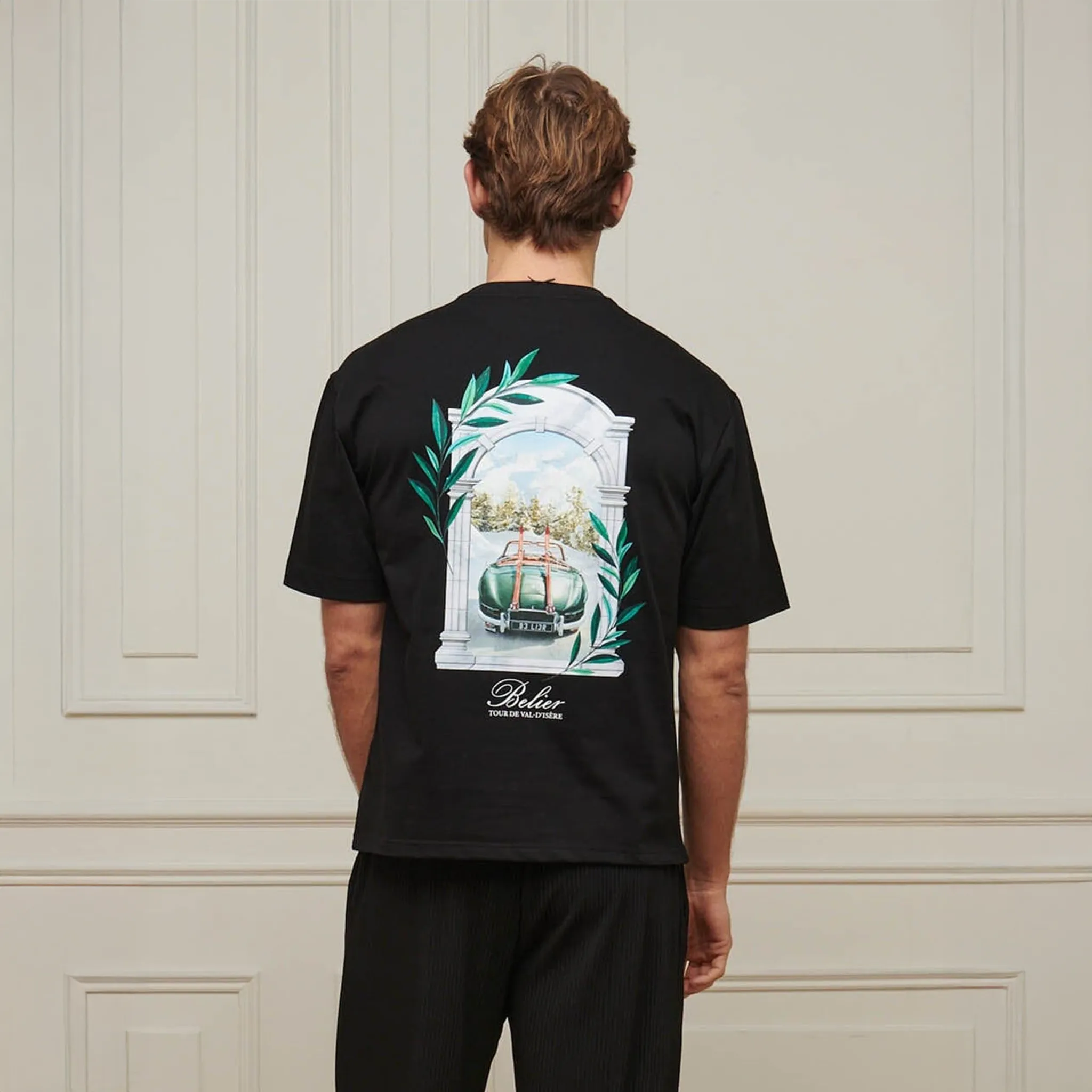 Belier Val d'Isère Arch Black T-Shirt - view 2