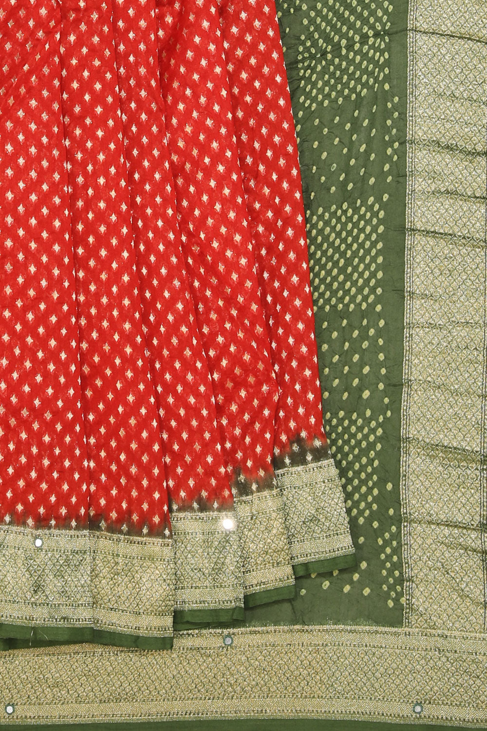 Kalanjali Gorgeous Bandhani Saree – Women's