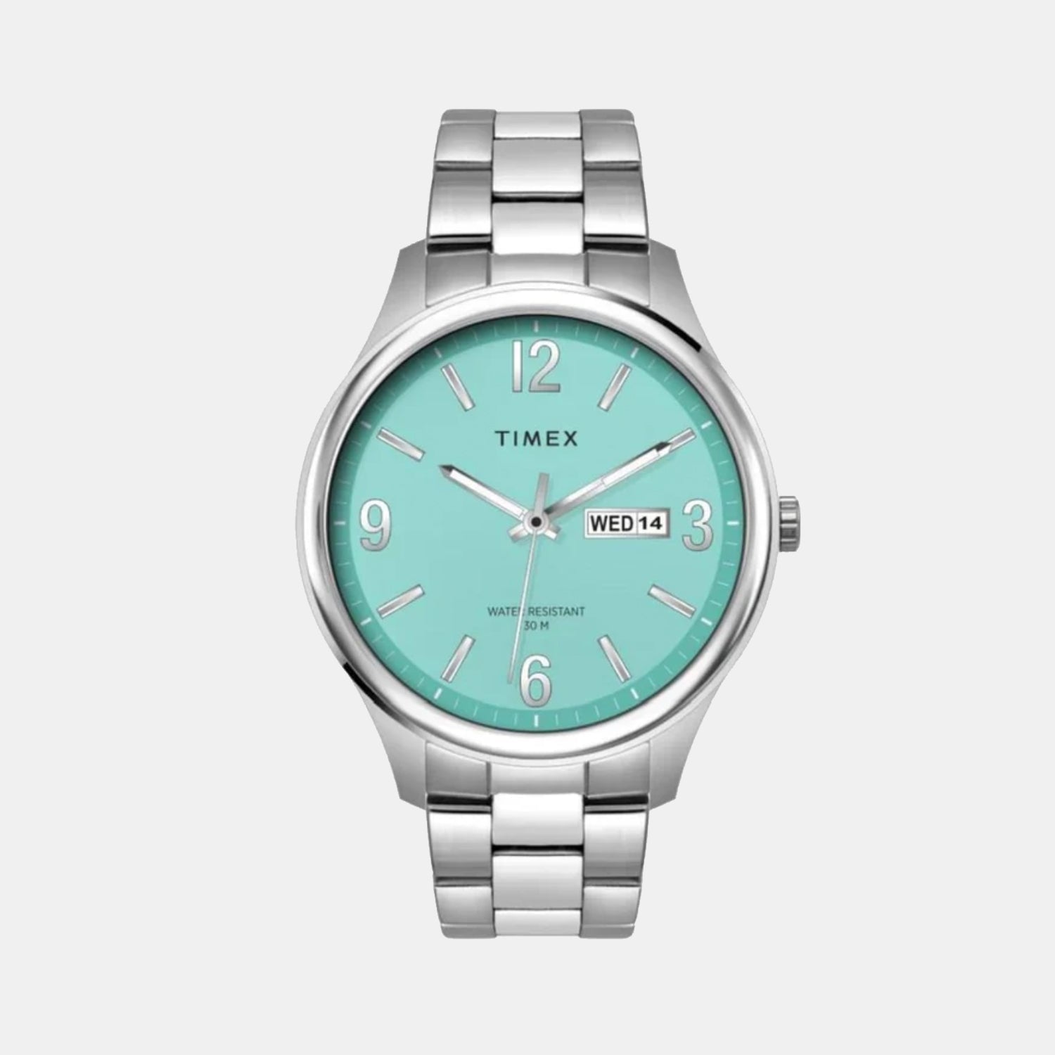Timex Fashion Men Quartz Blue Dial Analog Stainless Steel Watch TWEG18447