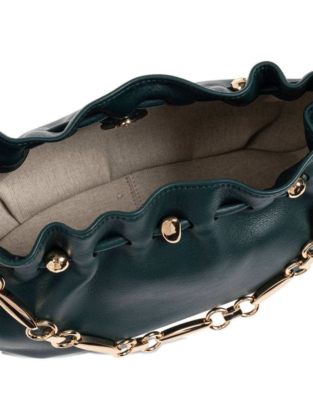 Zimmermann Ruched Chain Shoulder Bag – Calf Leather 100% - view 6