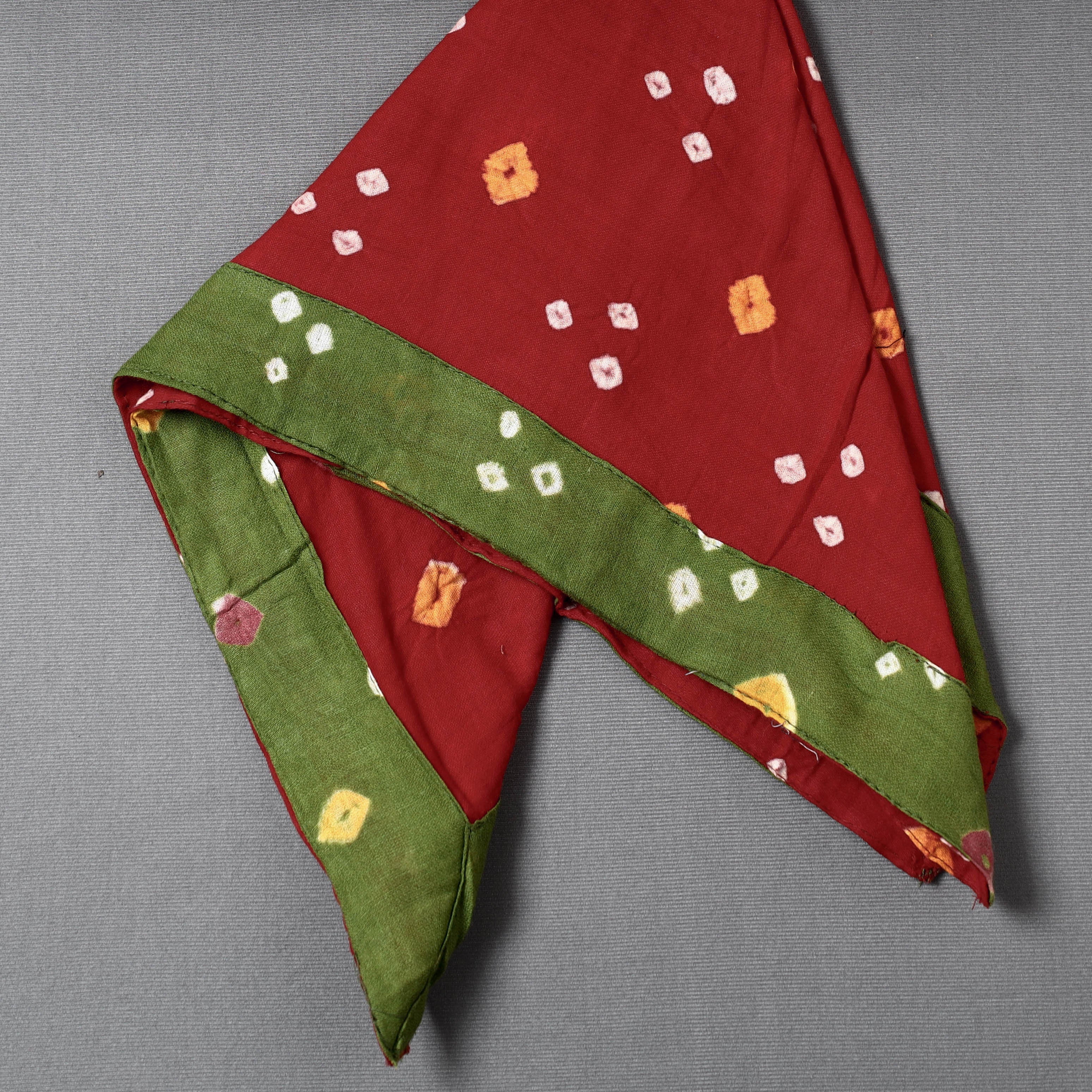 NOORI BAZAR Bandhani Tie-Dye Cotton Bandana - view 2
