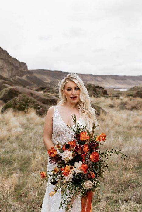 fiftyflowers.com Fall Desert Elopement Styled Shoot - view 4