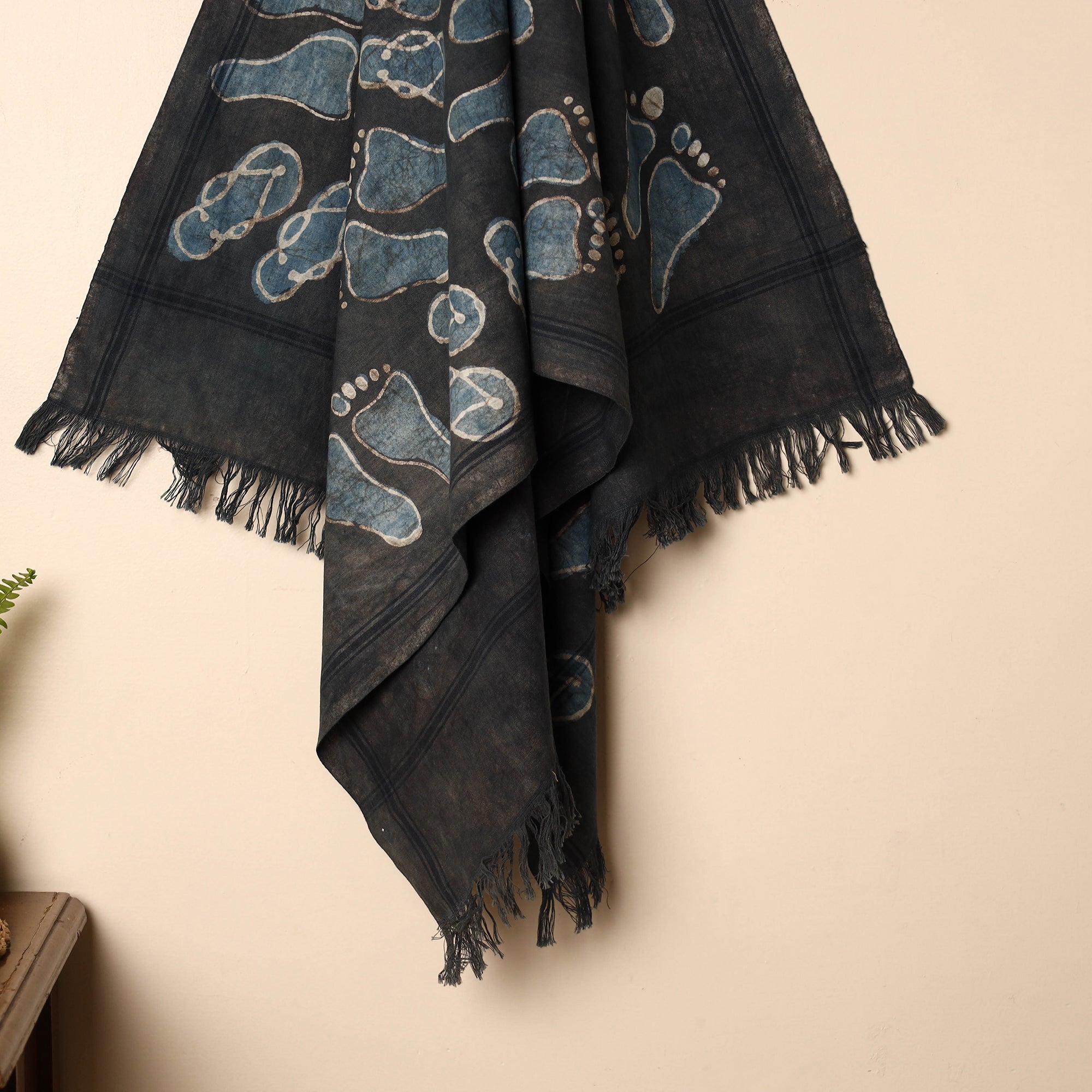 BINDAAS UNLIMITED Black - Handloom Block Printed Cotton Bindaas Towel 20 - view 2