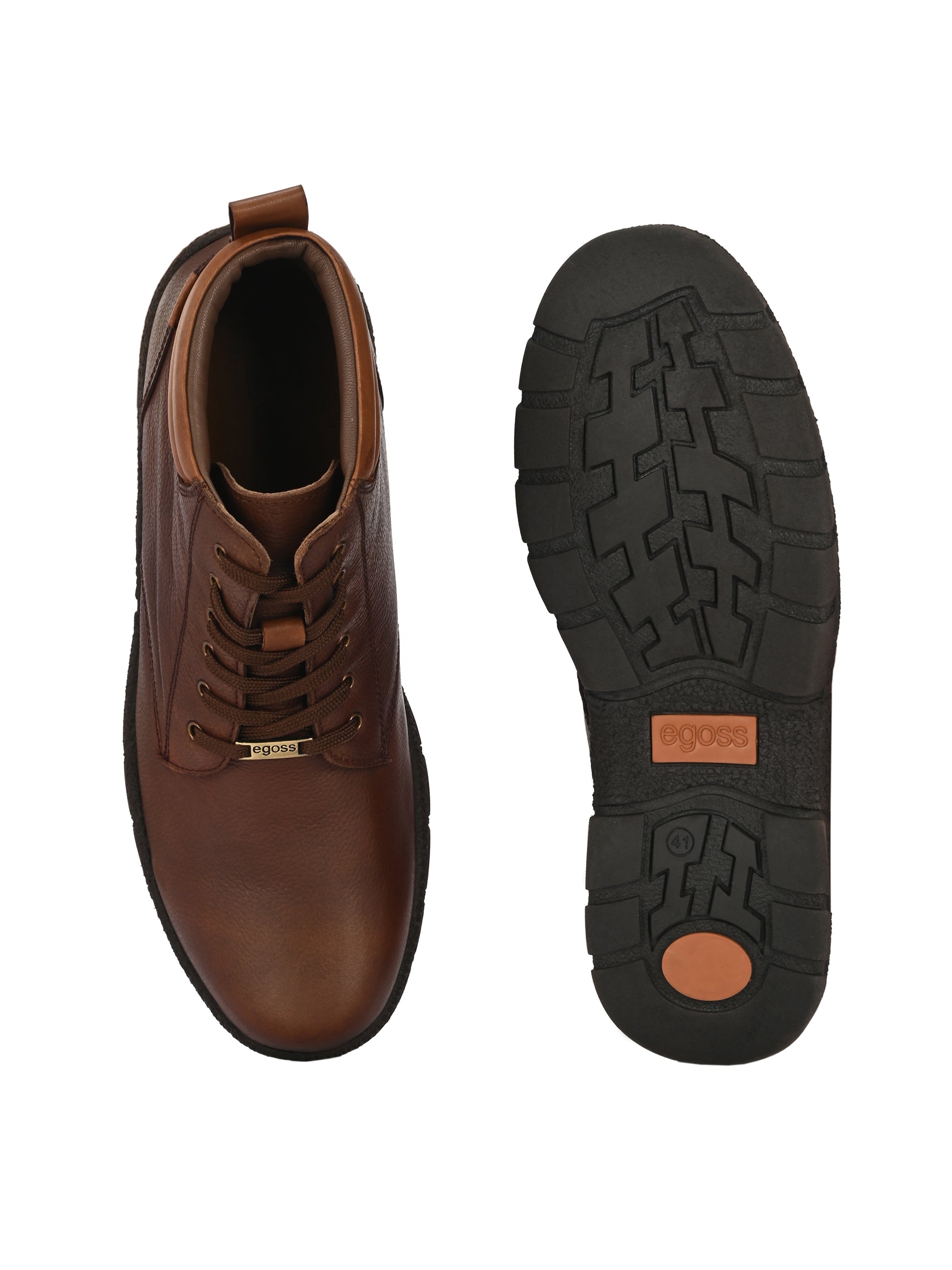 Mudtrail Lace-Up High Ankle Boots by Aspeerio - view 4