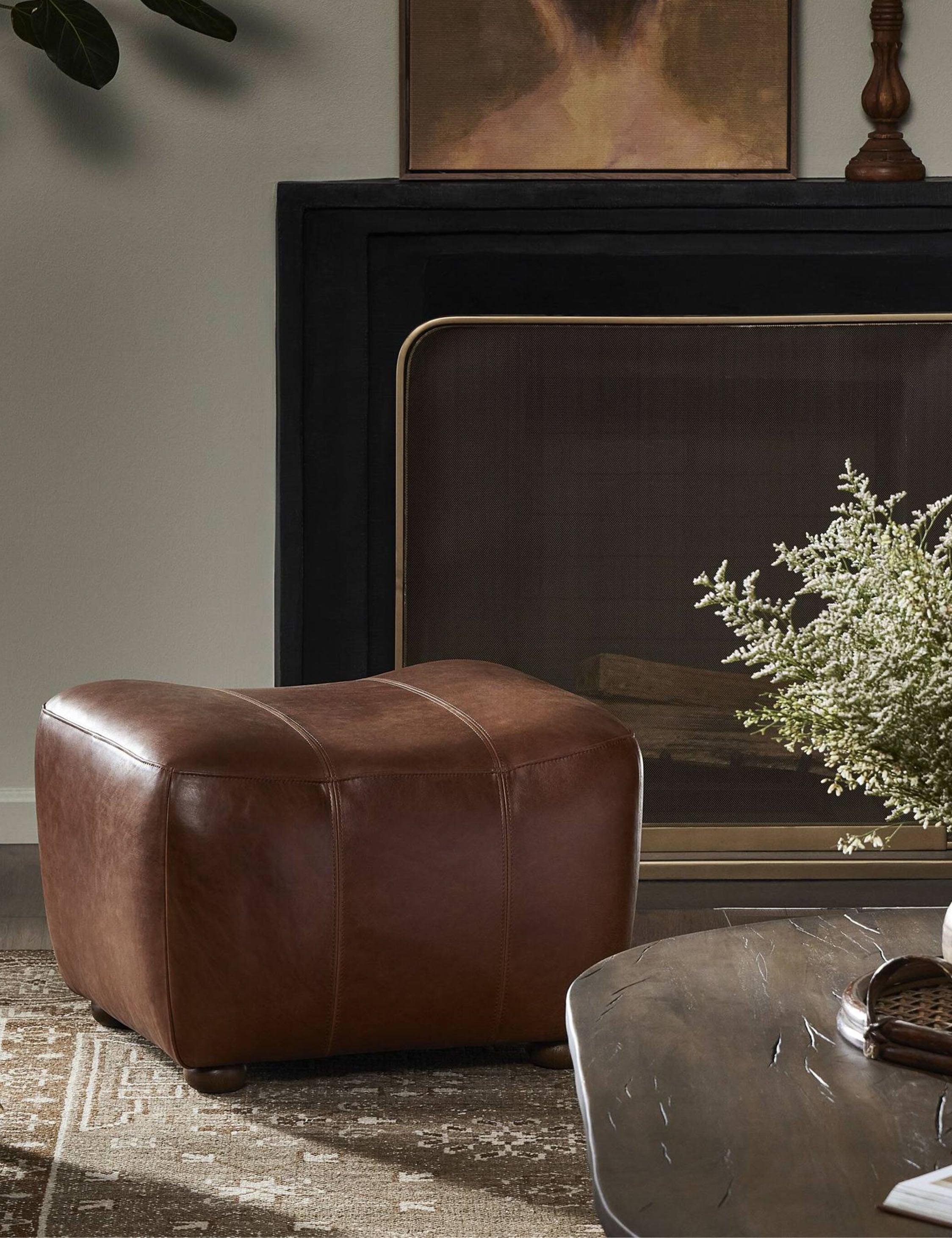 Lulu and Georgia Kylo Ottoman by Amber Lewis x Four Hands - view 4