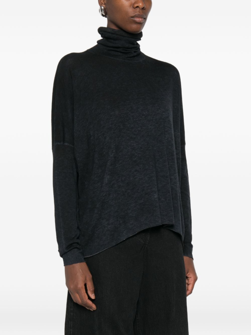Avant Toi Sweater – Wool 70%, Cashmere 30% - view 3