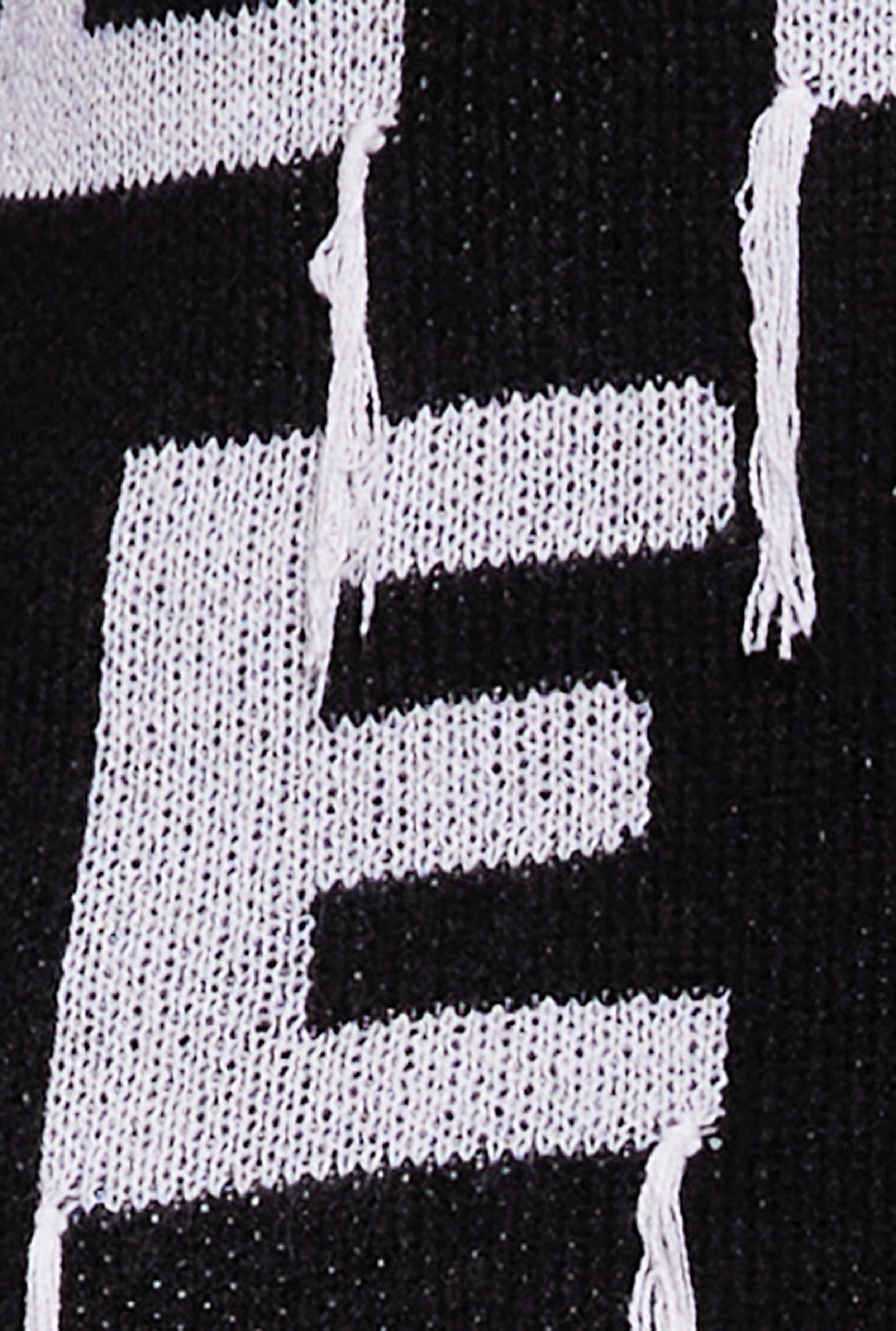 Rainbow Shops Alphabet Fringe Detail Button Front Cardigan - view 4