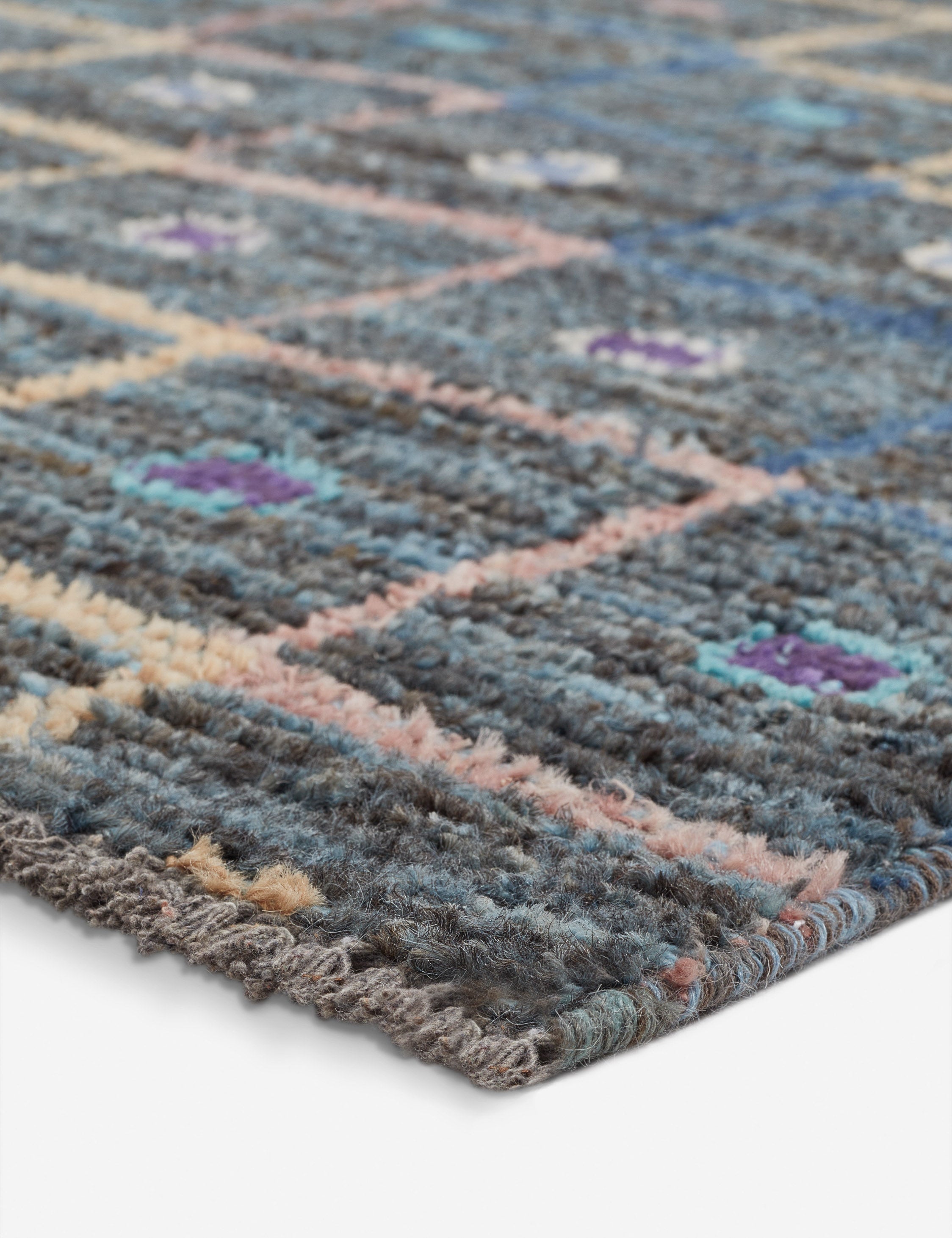 Lulu and Georgia One-of-A-Kind Moroccan-Style Hand-Knotted Wool Rug No. 4, 4' x 6' - view 2