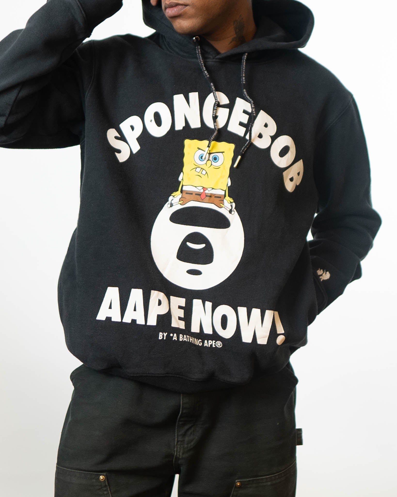 AAPE BY BATHING APE Aape By A Bathing Ape x Spongebob Hoodie