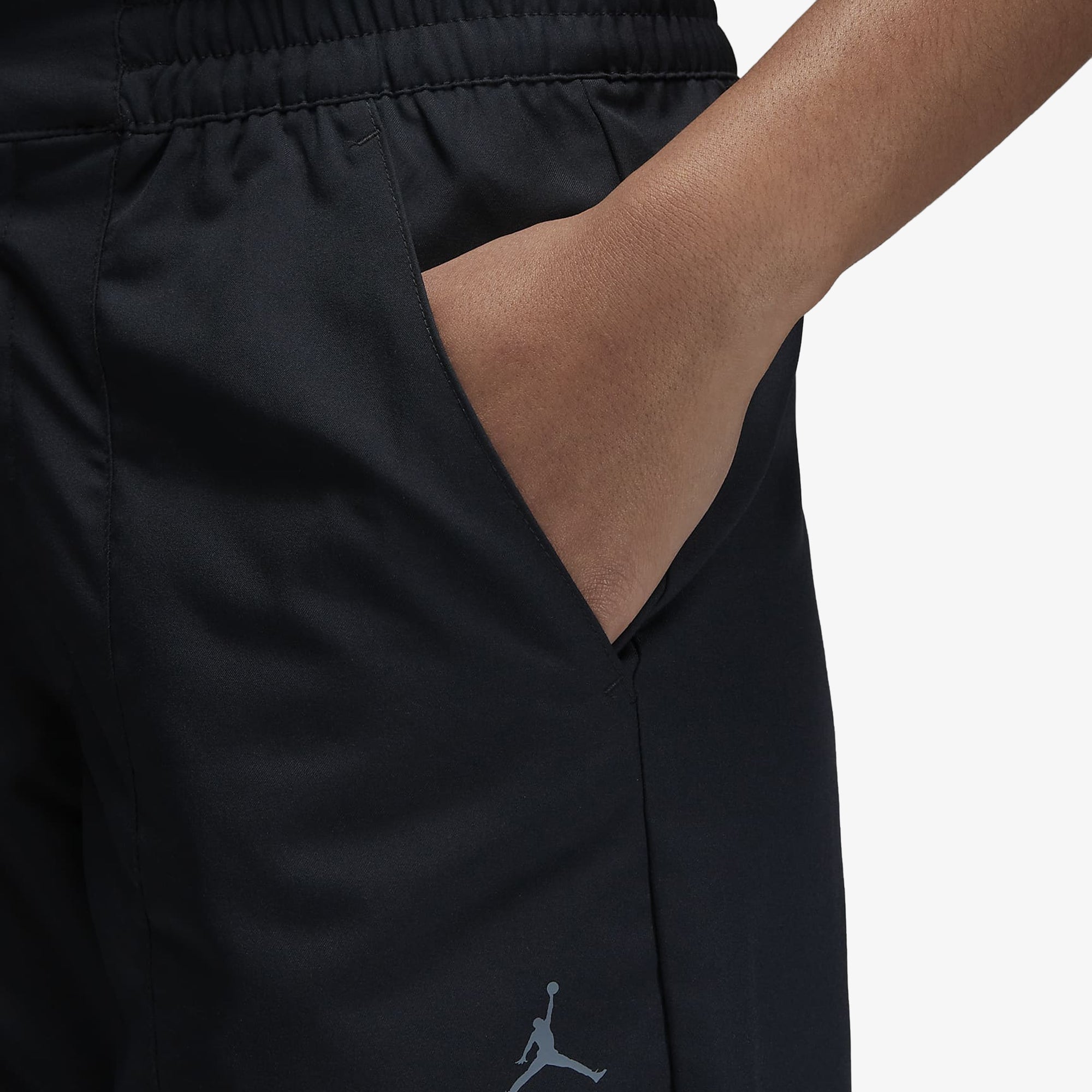 Jordan | WOVEN PANTS { BLACK/SMOKE GREY - view 2