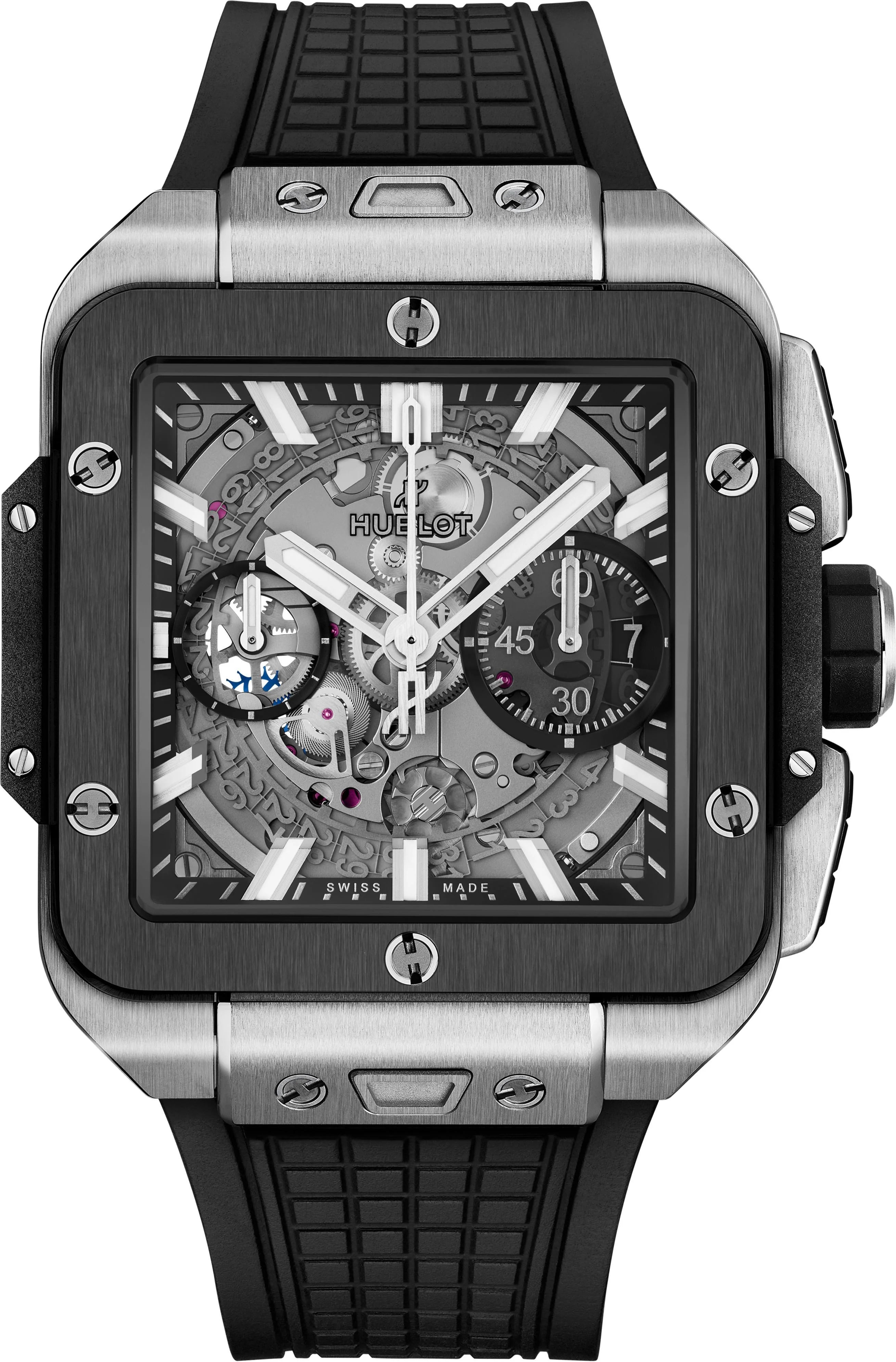 Hublot Square Bang Unico Titanium Ceramic Skeleton Dial Men 42mm - view 4