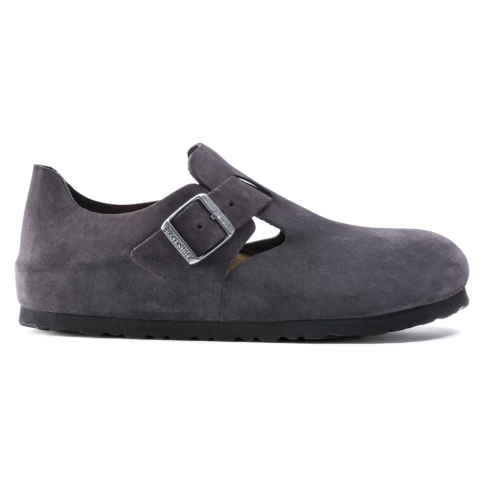 Birkenstock London Suede Leather – Gray Gray/Gunmetal - view 4