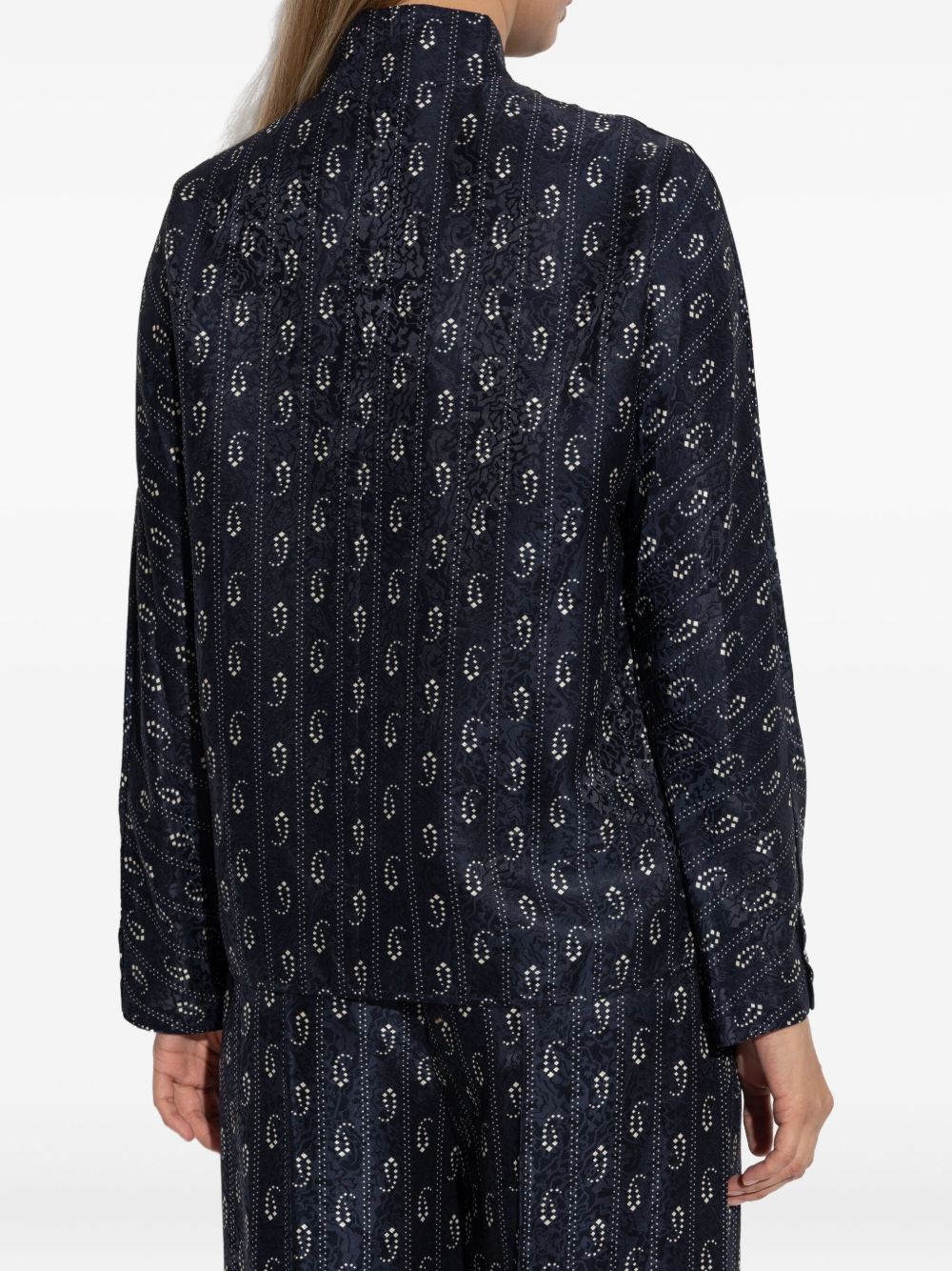 Tory Burch Jacquard silk shirt – Viscose 100% - view 4