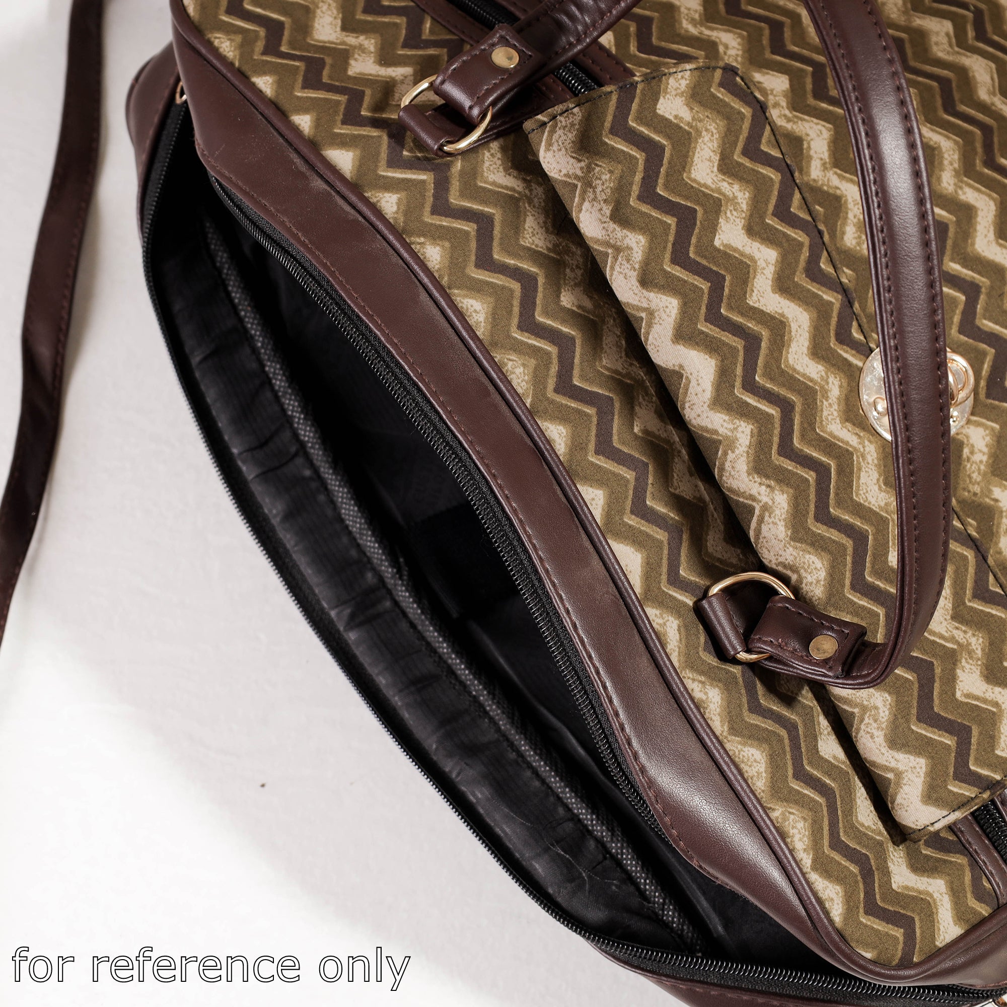 KACHCHH JI CHHAAP Brown - Handcrafted Printed Laptop Bag 14 - view 4