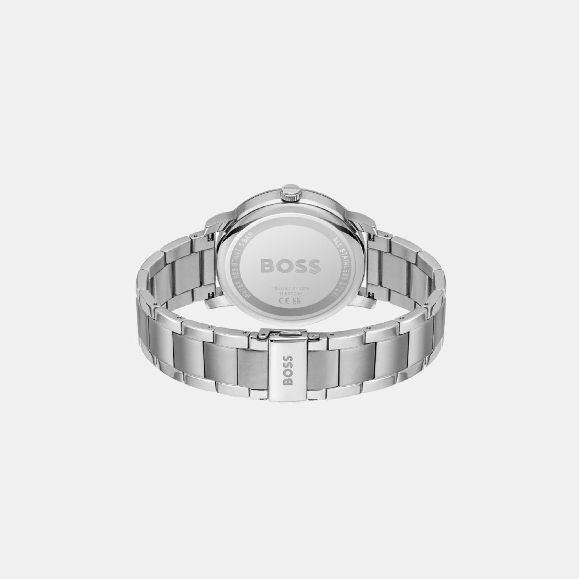 Boss Contender Men Quartz Warm Grey Dial Multi-Function Stainless Steel Watch 1514127 - view 3