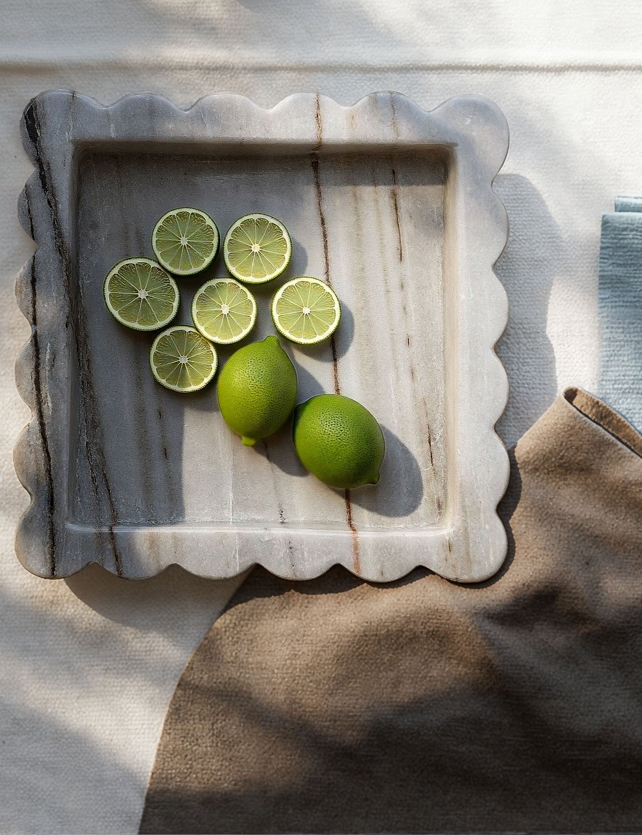 Lulu and Georgia Sondra Tray – White - view 2