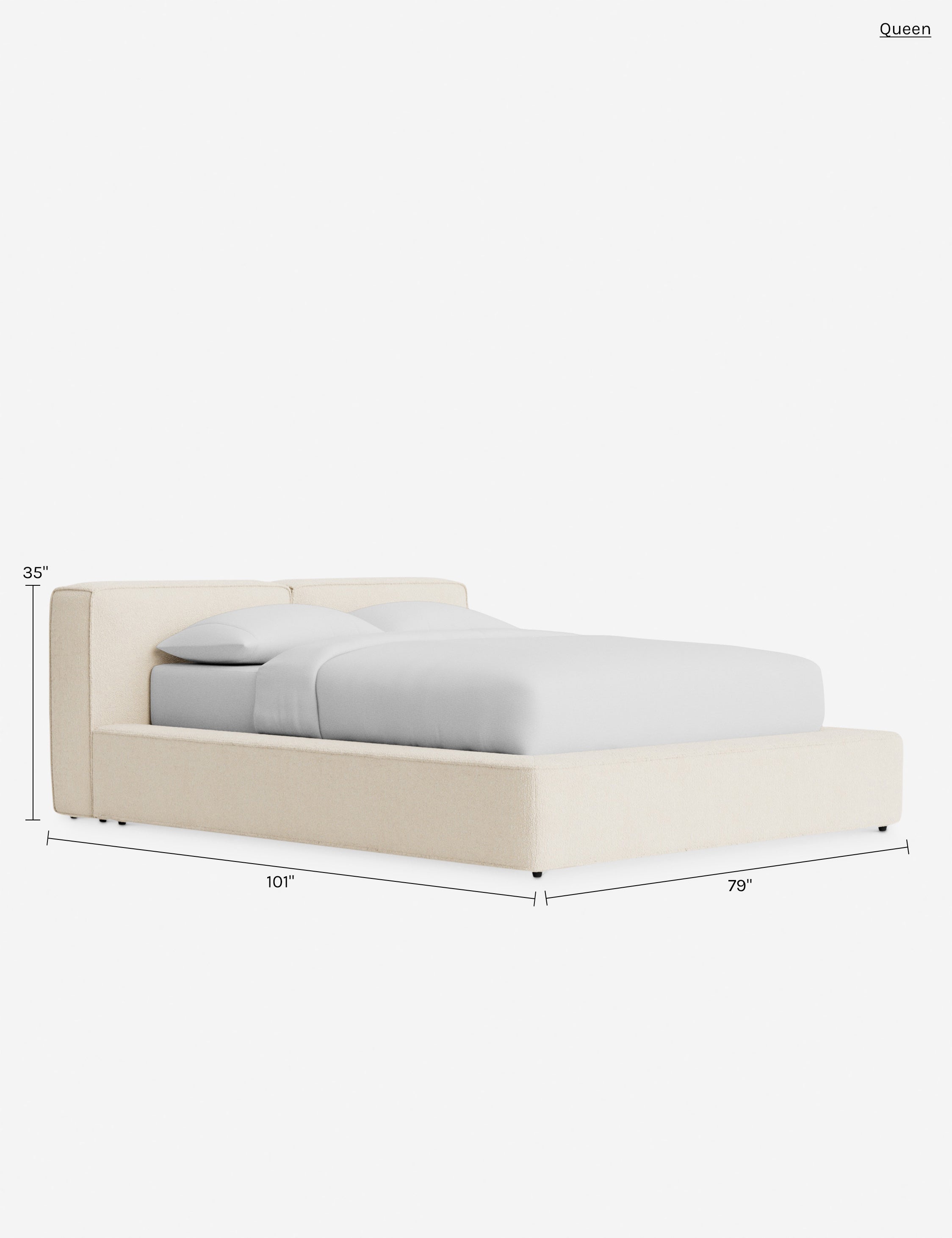 Lulu and Georgia Onni Platform Bed - view 200