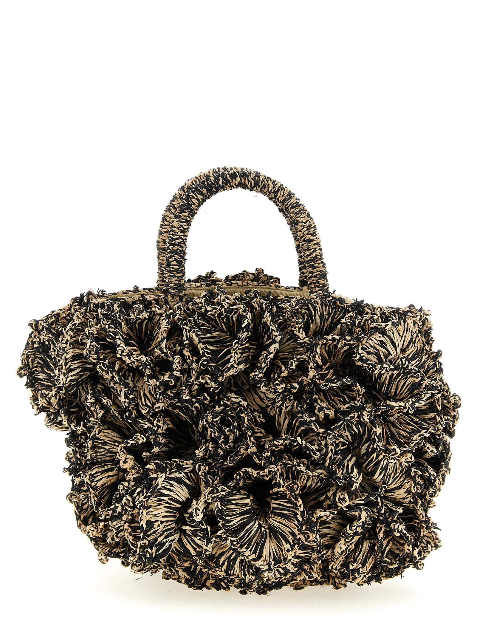 Ibeliv Coral Handbag – 100% raffia
