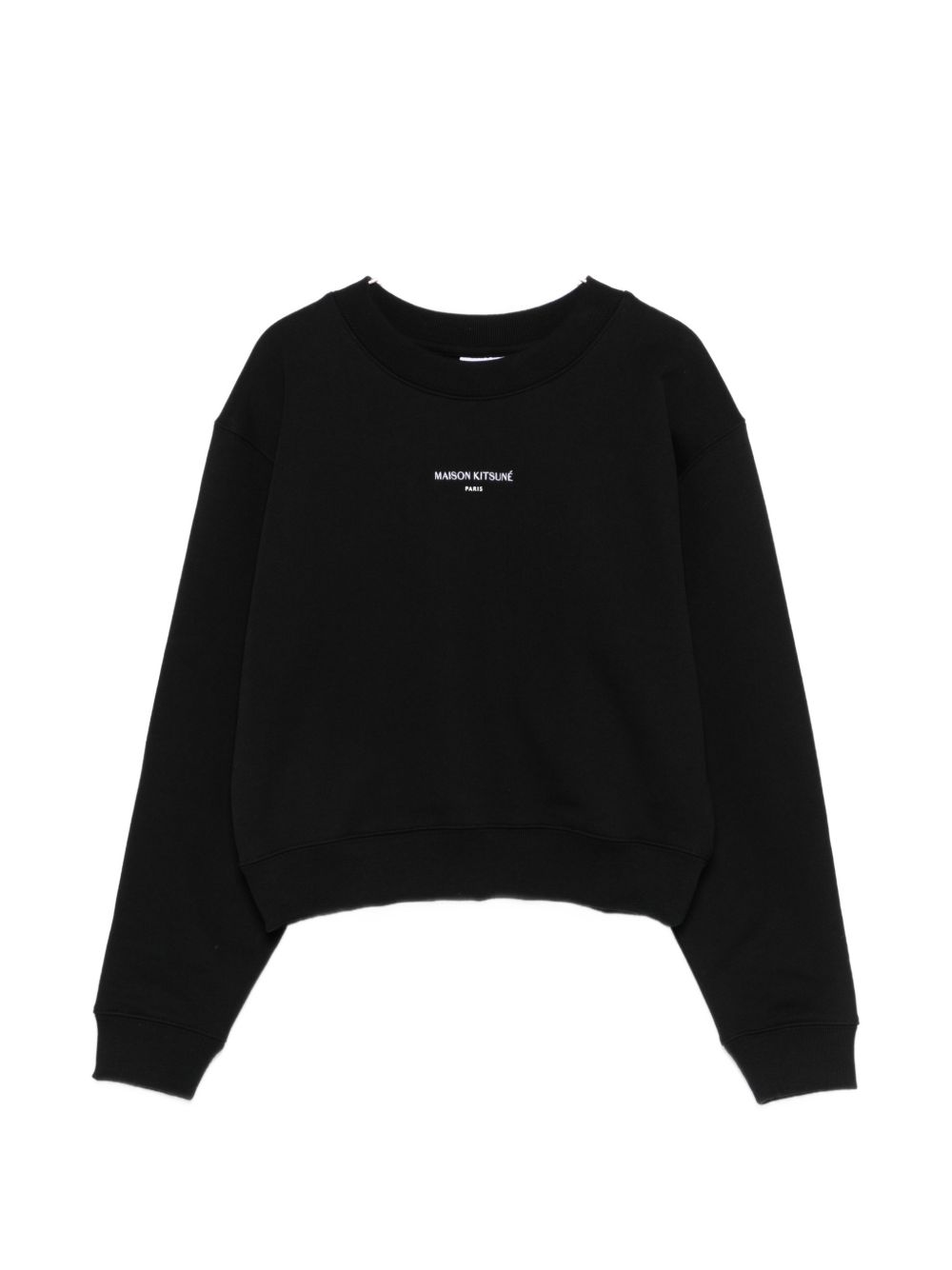 Maison Kitsuné cropped sweatshirt – Organic Cotton 100%