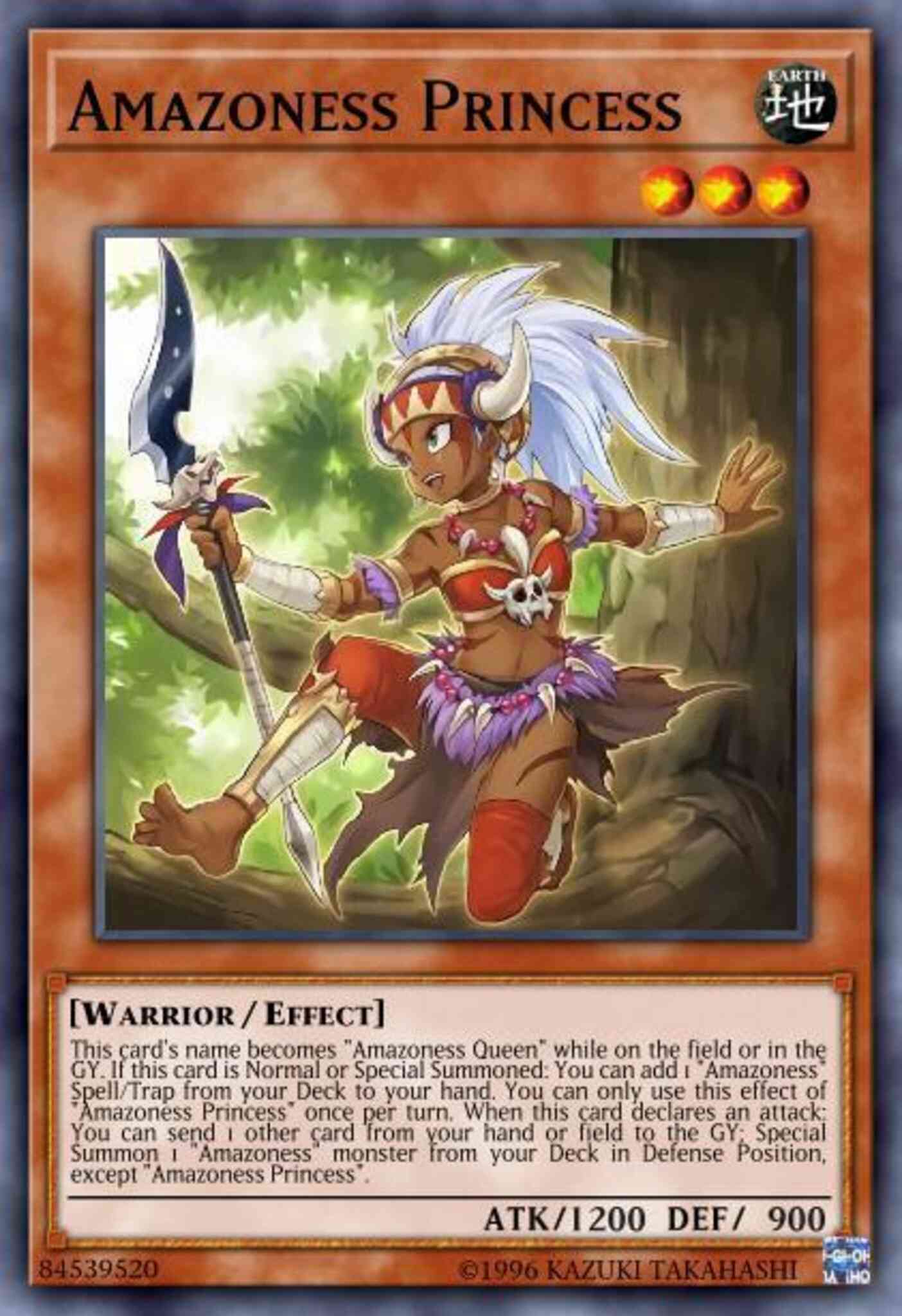 Yu-Gi-Oh! Amazoness Princess - LEDU-EN008 - Super Rare - 1st Edition
