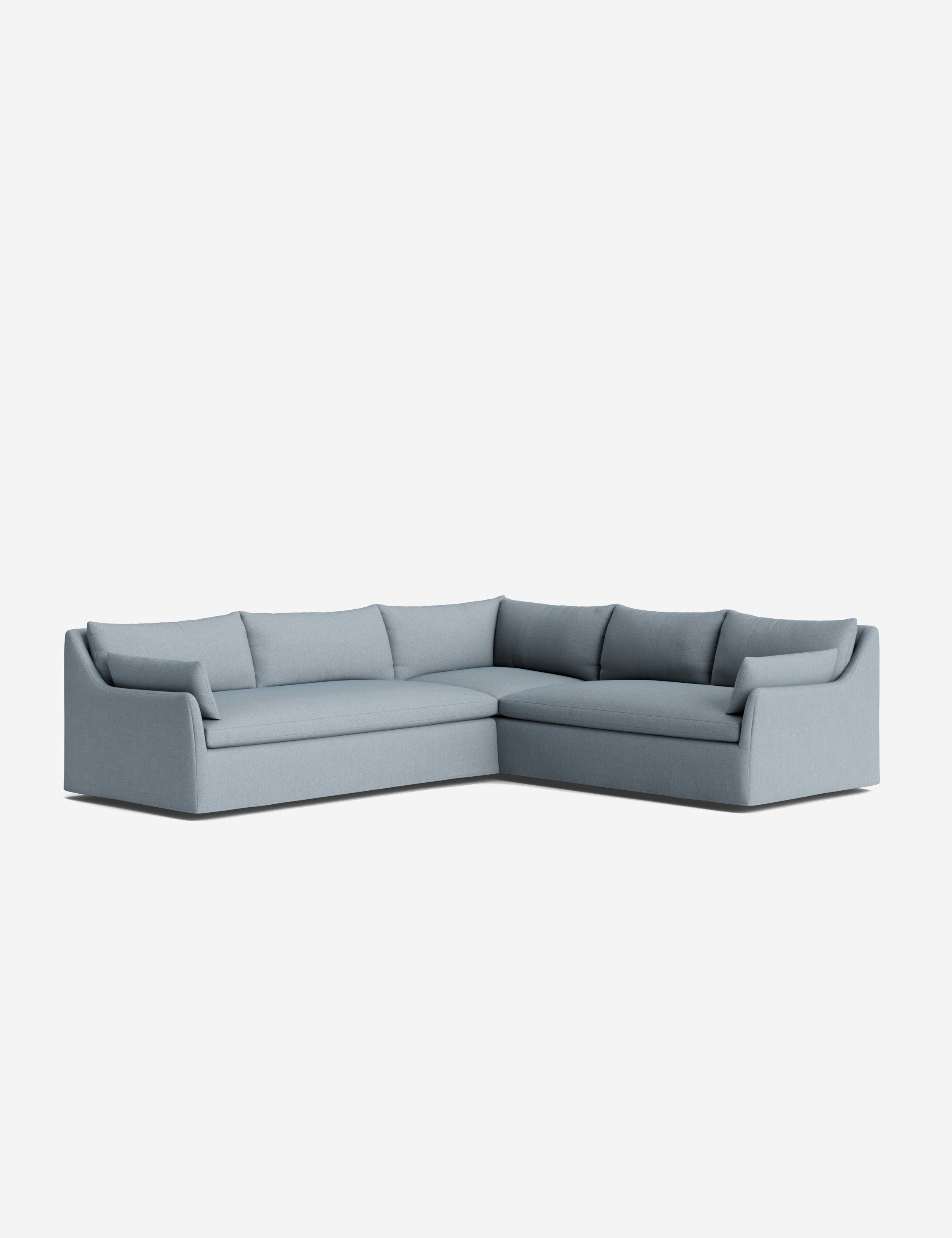 Lulu and Georgia Portola Luxe Depth Slipcover Corner Sectional Sofa - view 37