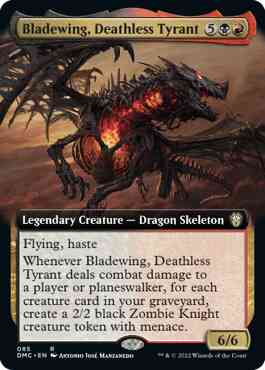 Bladewing deathless tyrant – Magic Bladewing, Deathless Tyrant [85] [Extended Art] [Dominaria United: Commander] [Non-Foil]