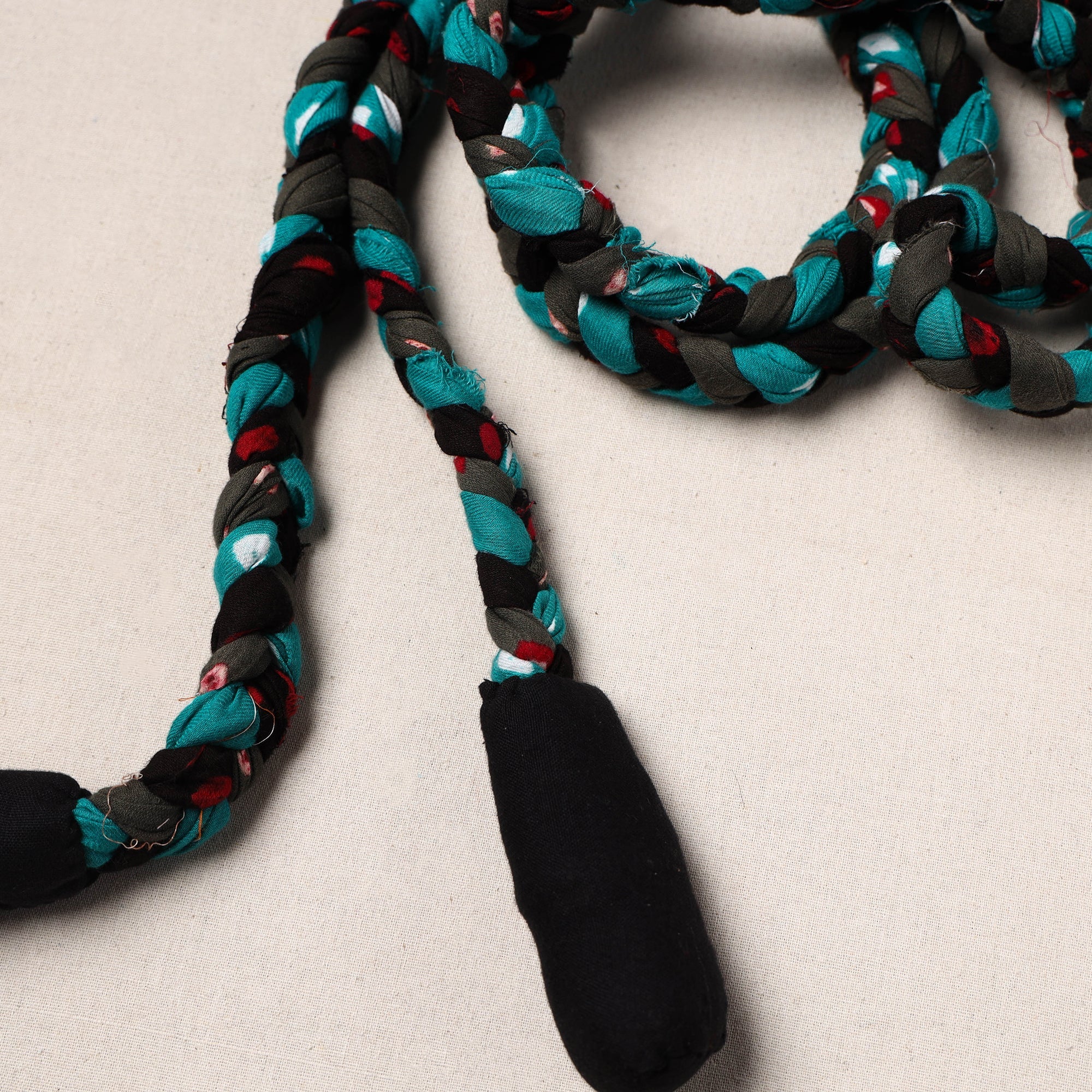 NOORI BAZAR Handmade Upcycled Fabric Skipping Rope 21 - view 4