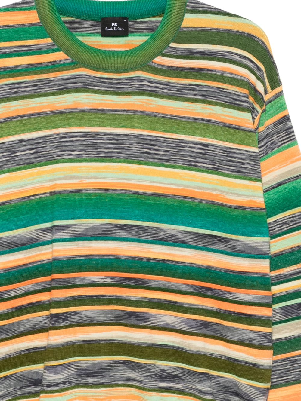 Paul Smith Striped cotton sweater – Organic Cotton 100% - view 3