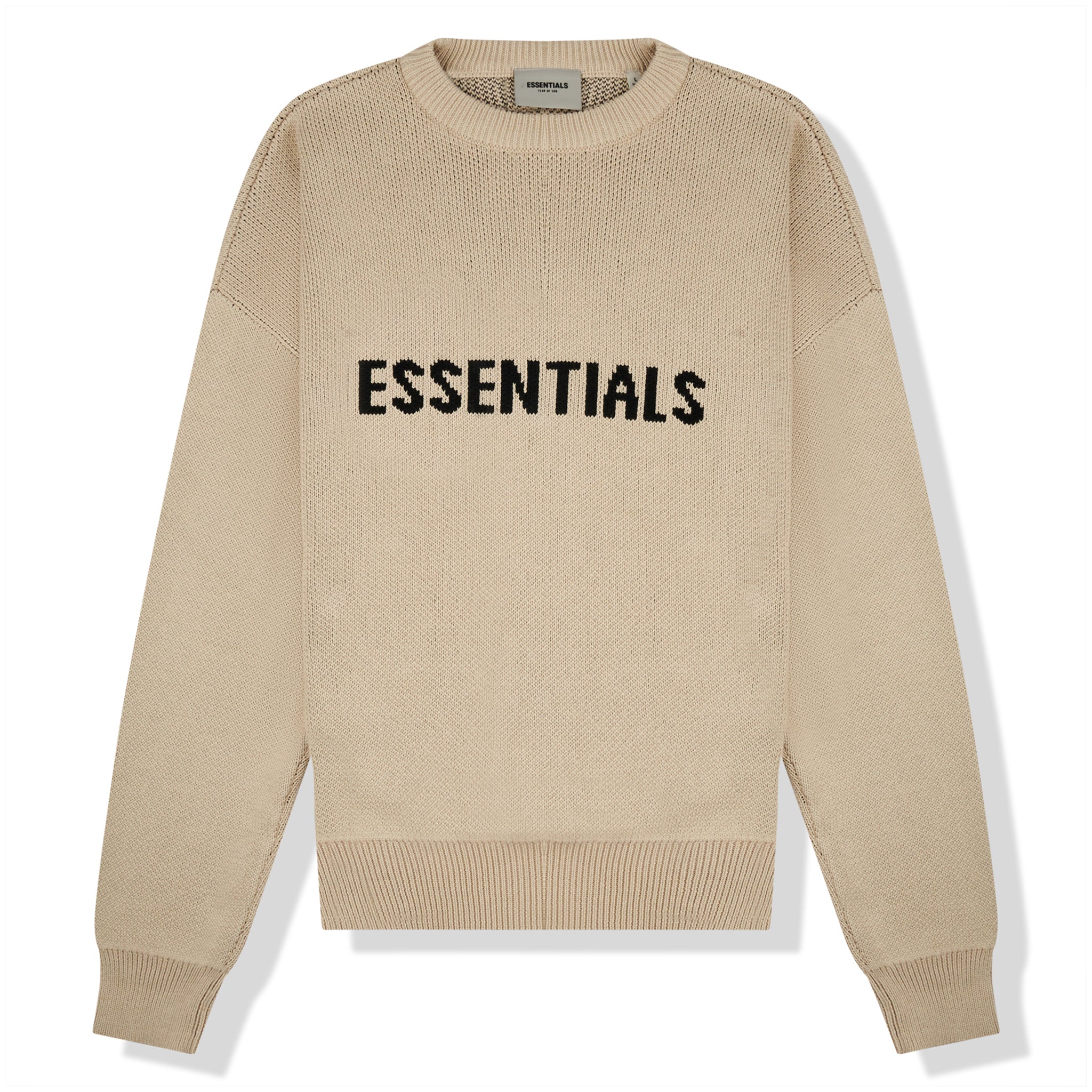 Fear Of God Essentials Linen Knit Sweater – Beige