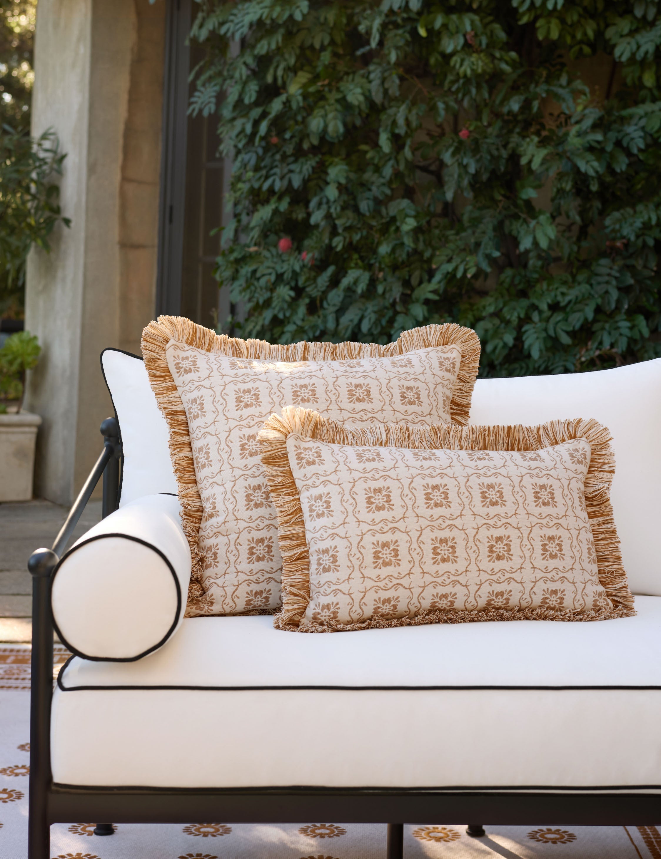 Indoor outdoor pillow – Lulu and Georgia Halstead Indoor / Outdoor Pillow