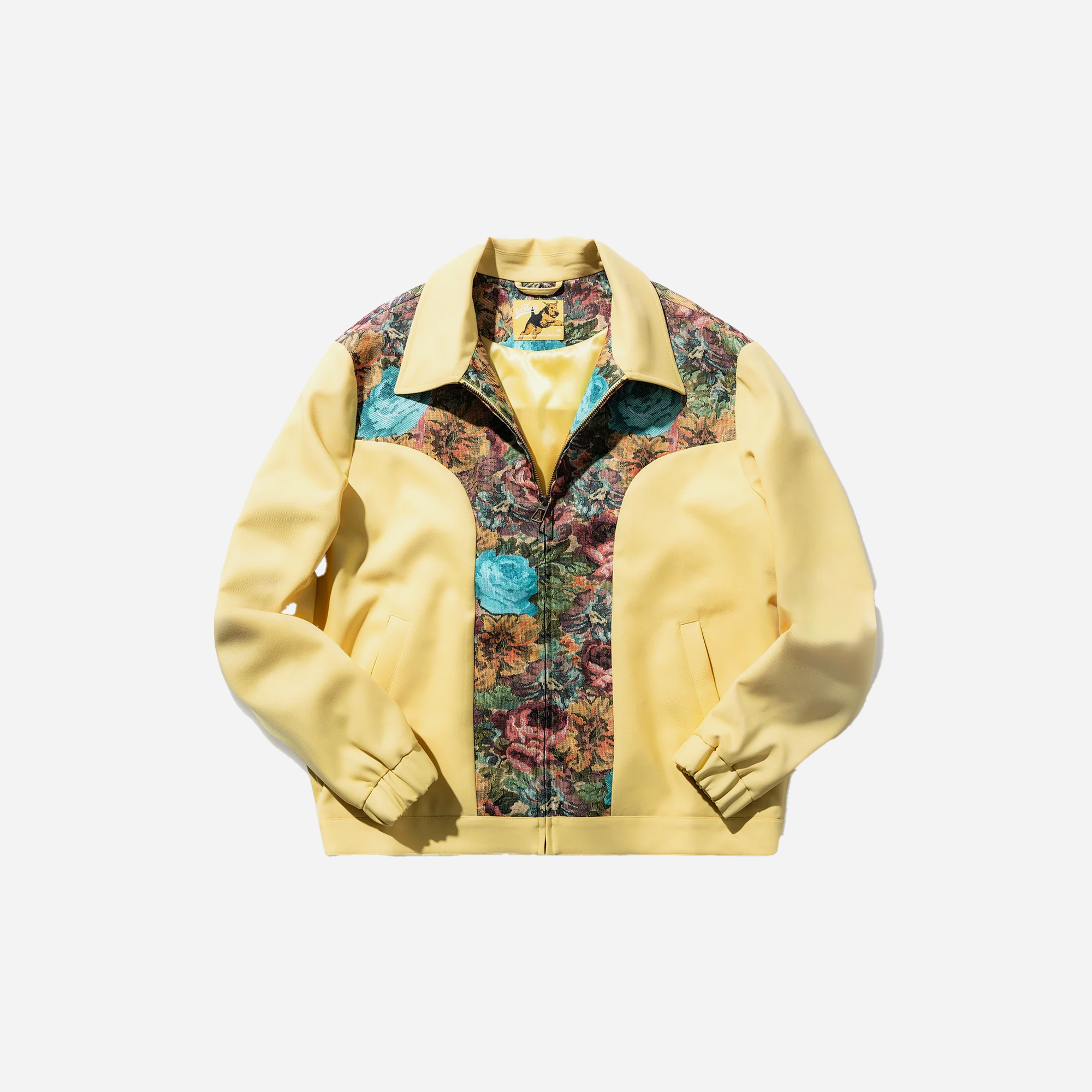 Golf Le Fleur Floral Work Jacket – Yellow