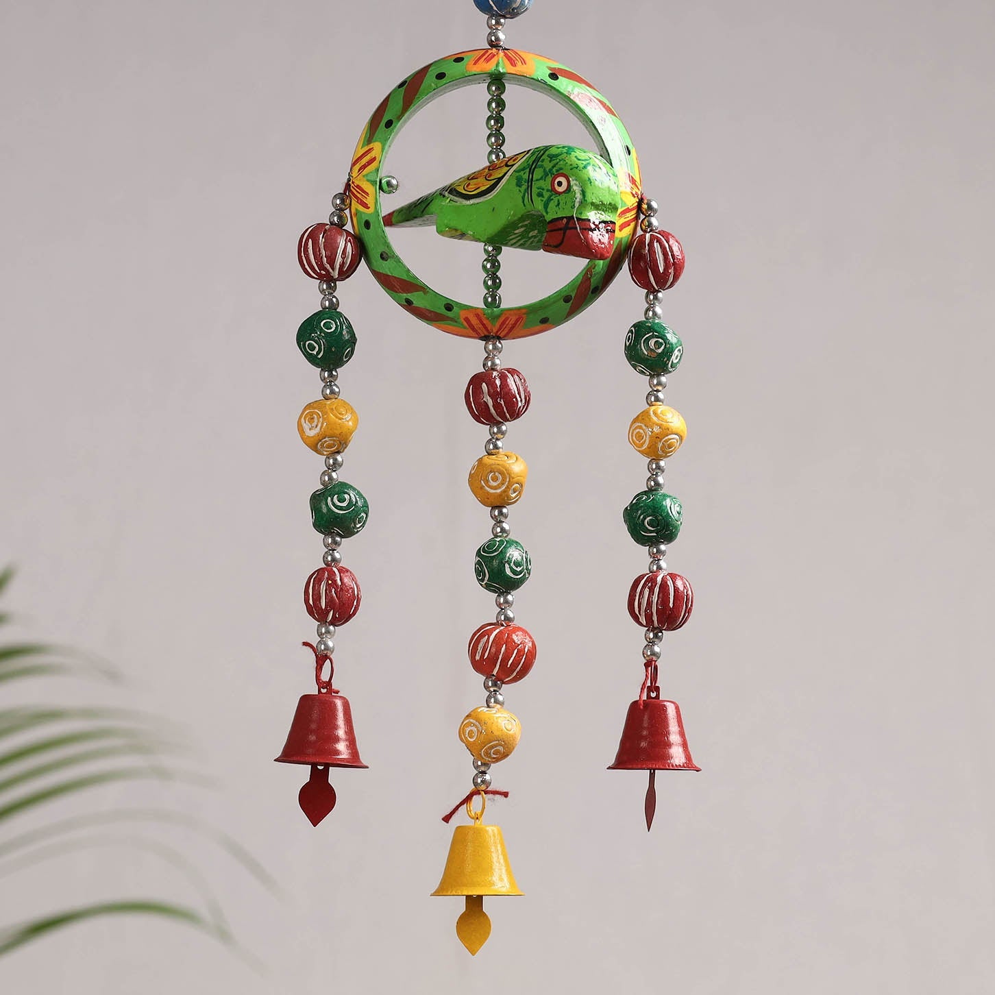 DEVENDRA SINGH Banaras Handpainted Wooden & Terracotta Beads Decorative Hanging - view 2
