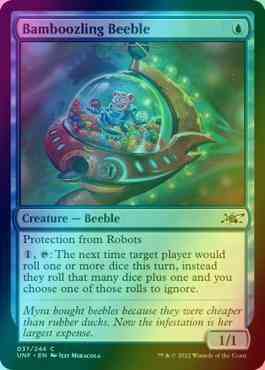 Bamboozling beeble 37 – Magic Bamboozling Beeble [37] [Unfinity] [Foil]