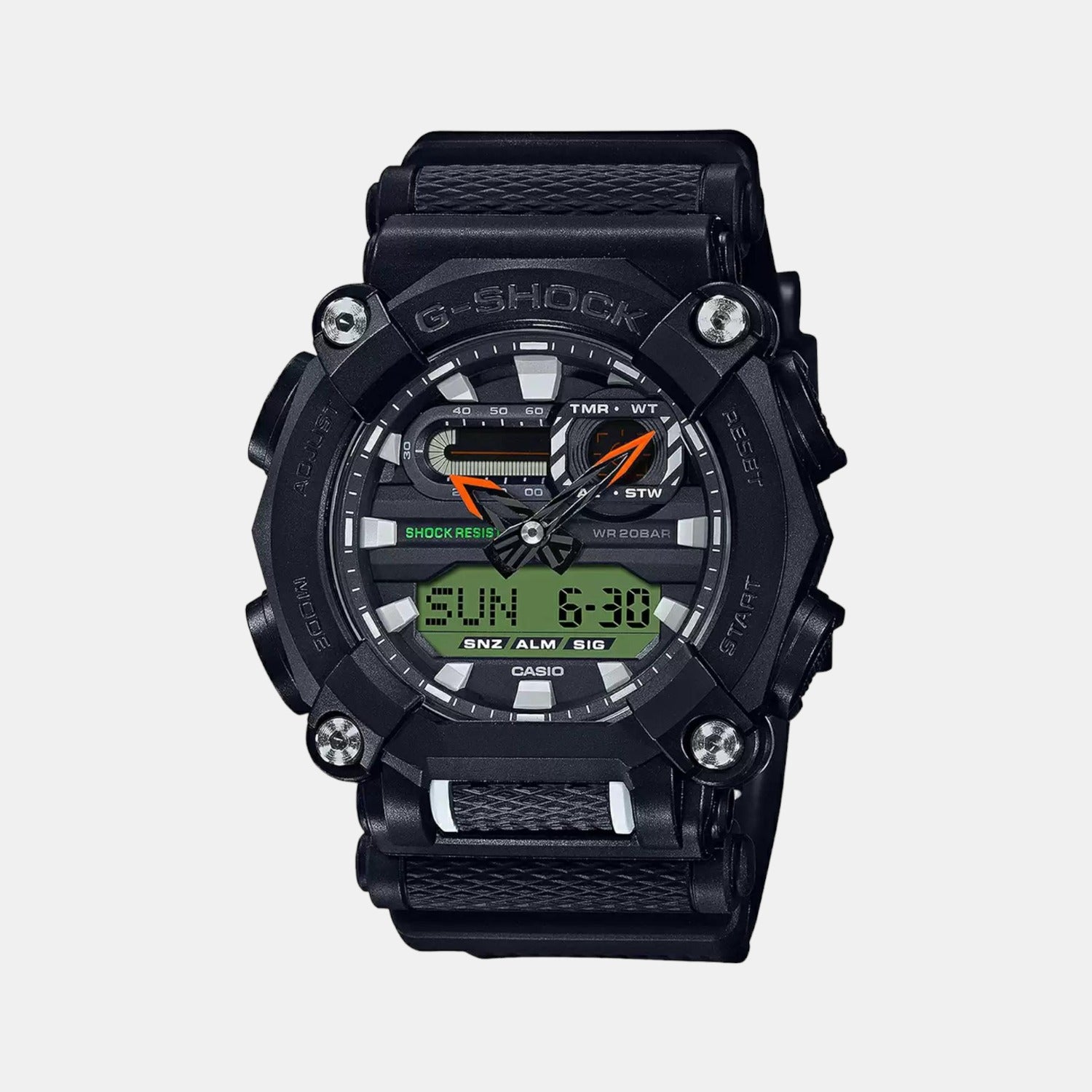 Casio G-Shock Men Quartz Black Dial Analog-Digital Resin Watch G1050