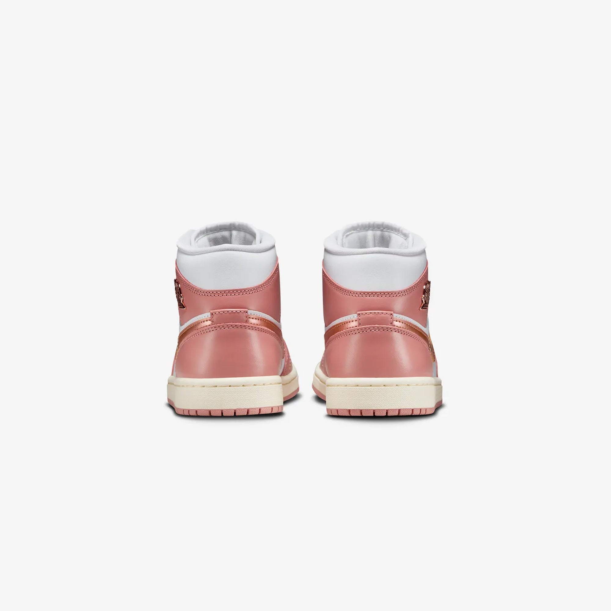 Jordan | AIR JORDAN 1 MID SE { RED STARDUST/METALLIC COPPER-WHITE-SAIL - view 2