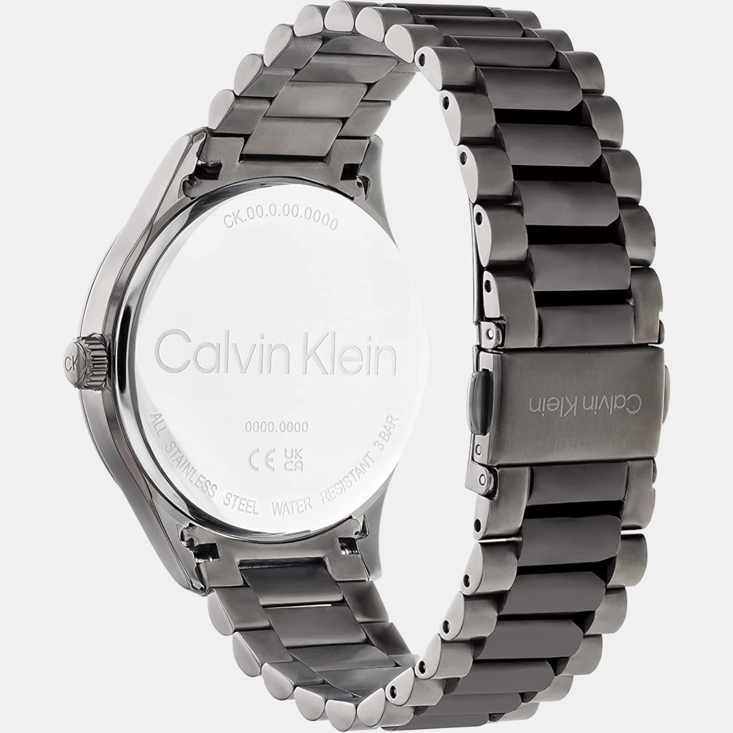Calvin Klein Ck Iconic Unisex Quartz Green Dial Analog Stainless Steel Watch 25200164 - view 3