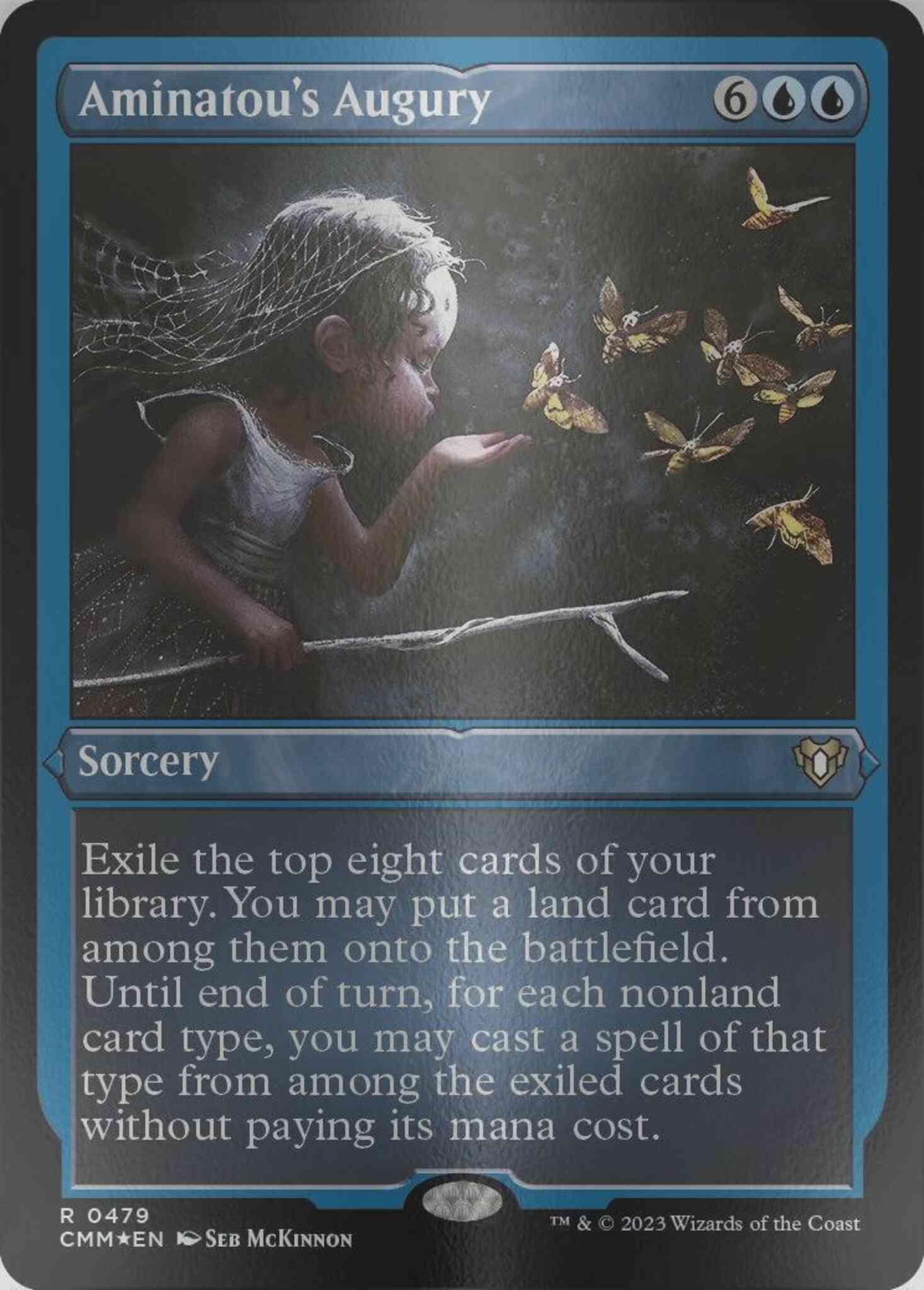 Augury 479 commander – Magic Aminatou's Augury [479] [Commander Masters] [Etched Foil]