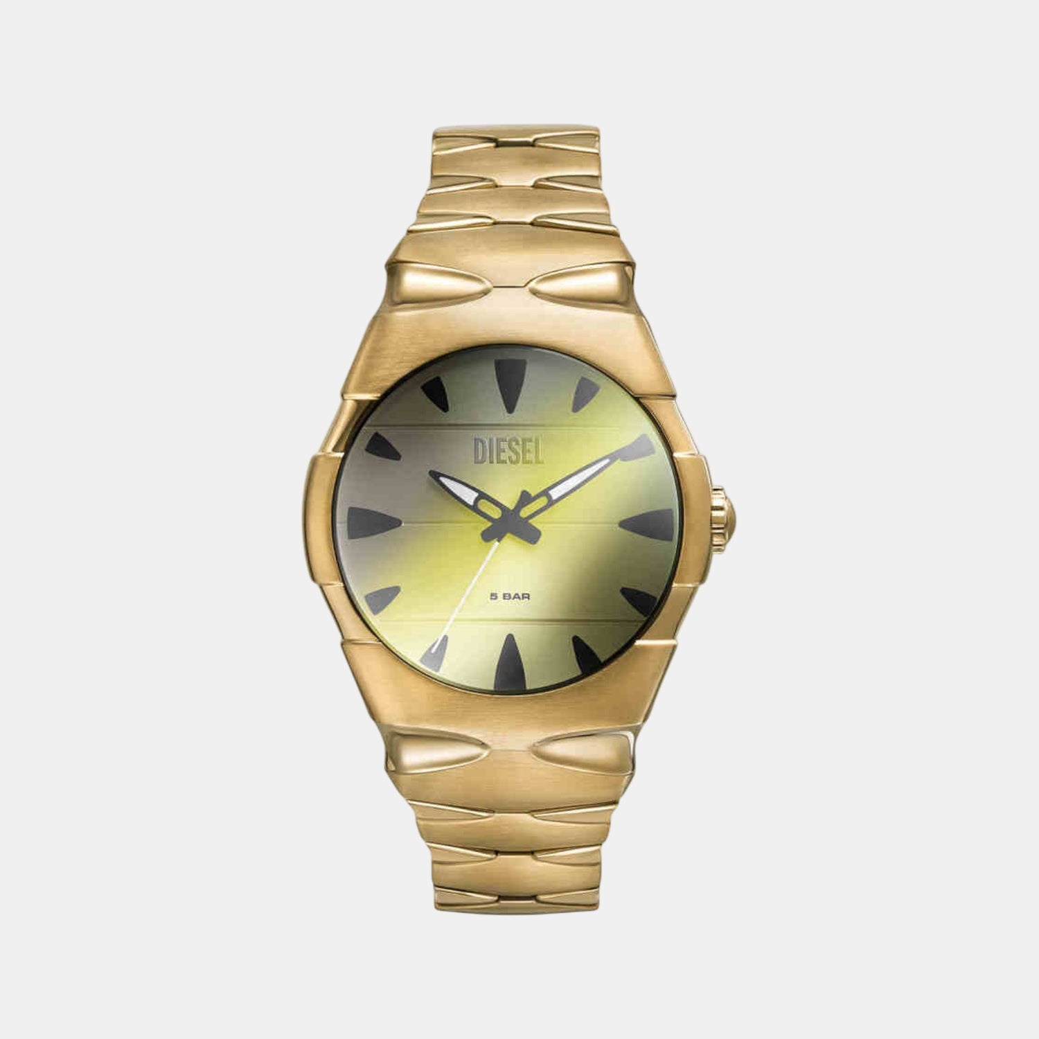 Diesel D-Sruptor Men Quartz Silver Dial Analog Stainless Steel Watch DZ2214