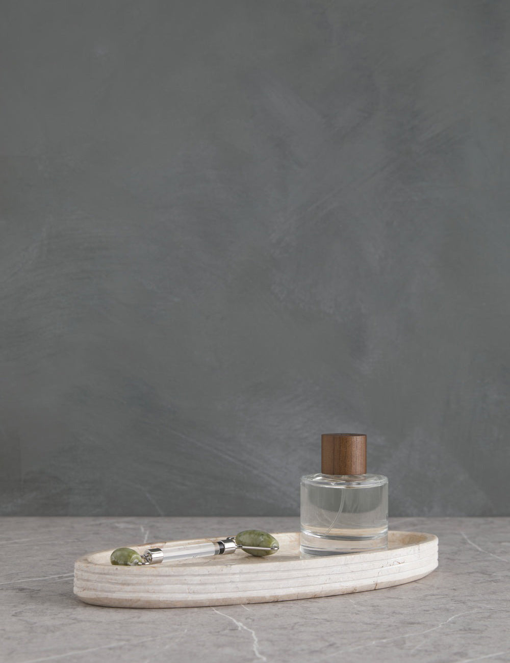 Lulu and Georgia Limestone Bath Accessories by Kassatex - view 2