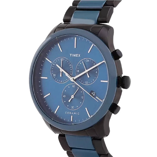Timex Men Blue Round Dial Analog Watch 43mm TWEG21703 - view 2