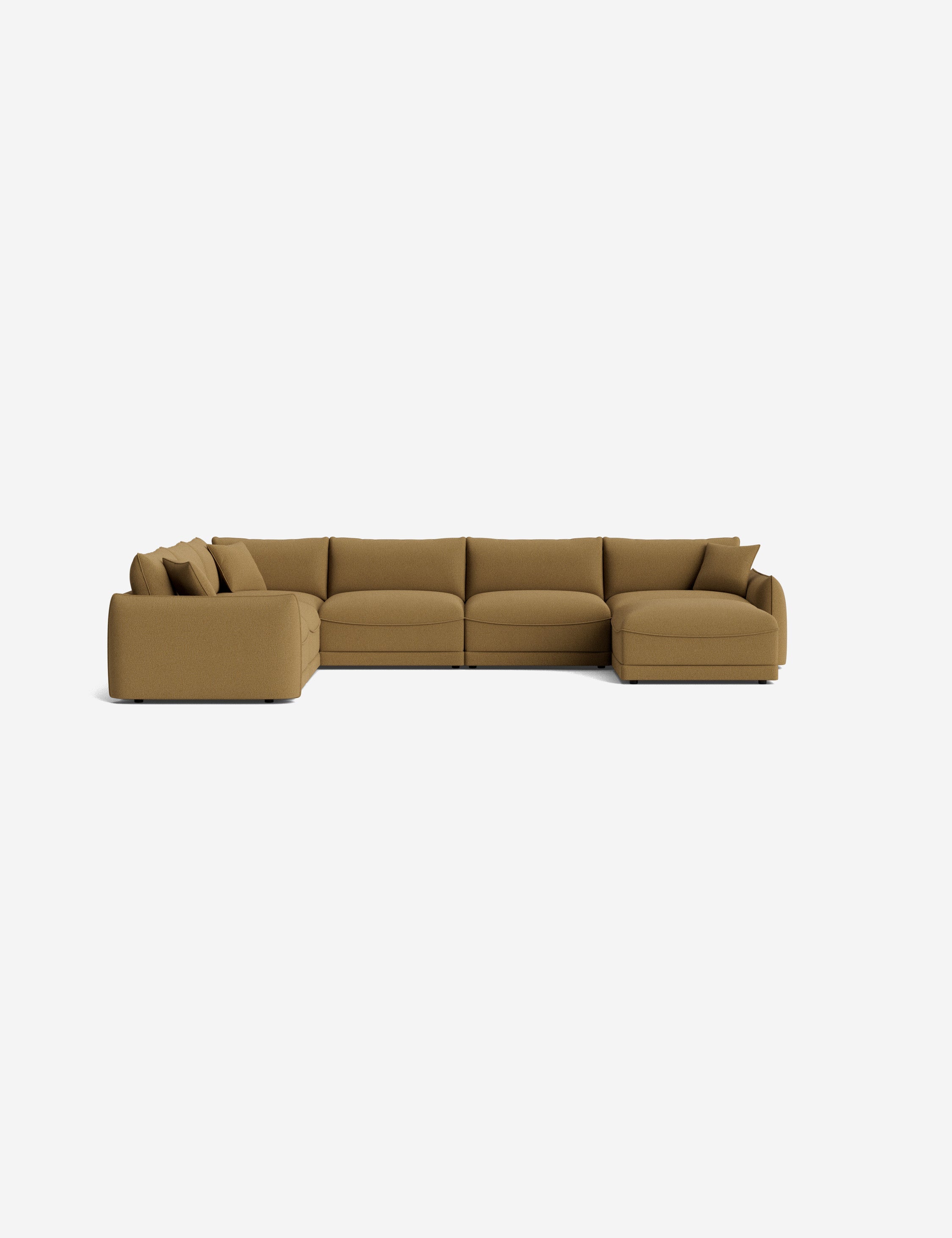 Lulu and Georgia Balmer Modular Corner Sectional Sofa With Ottoman - view 124
